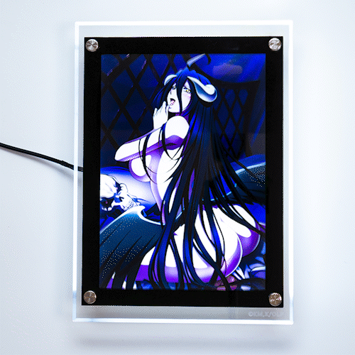 Albedo & Ains LED Poster (Overlord)
