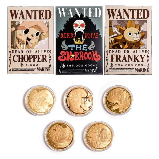 Metal Wanted Poster Set 2 OTAKU