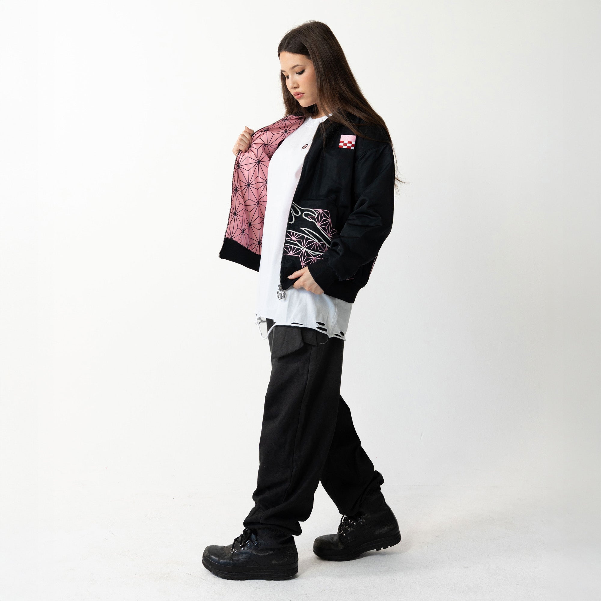 Nezuko Bomber Jacket (Demon Slayer)
