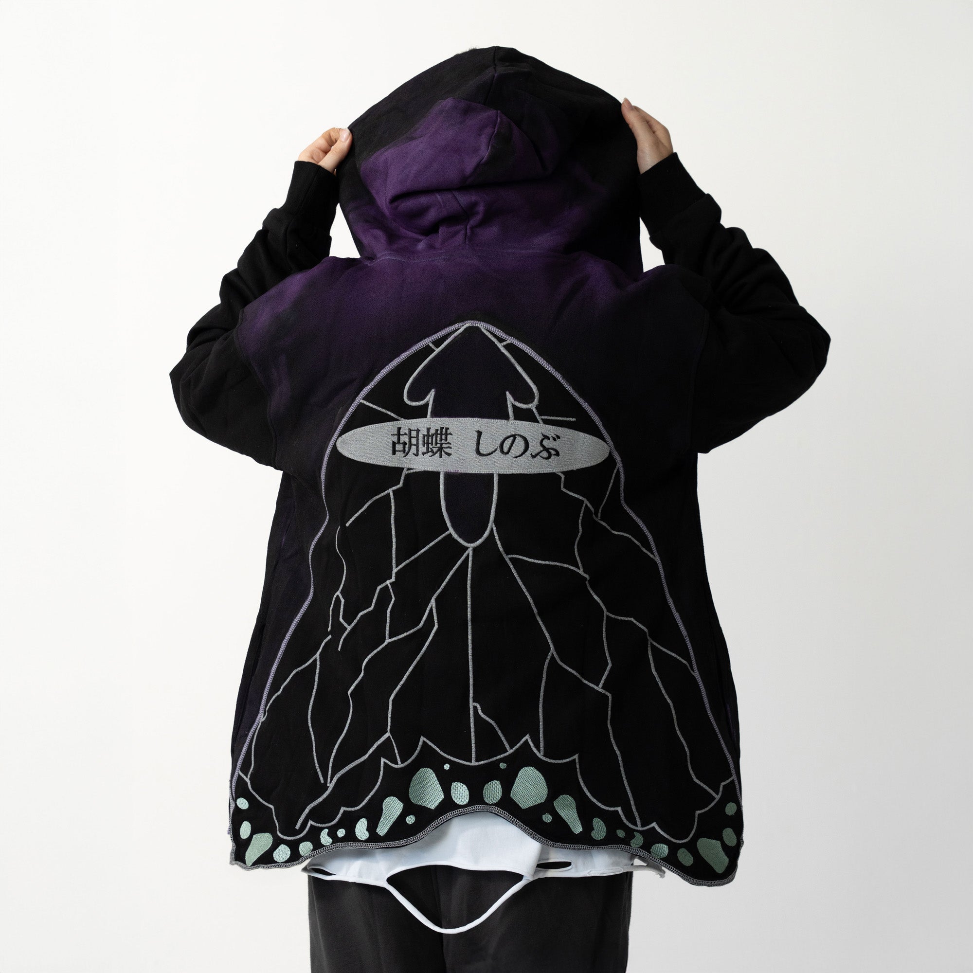 Shinobu Dark Hoodie (Demon Slayer)