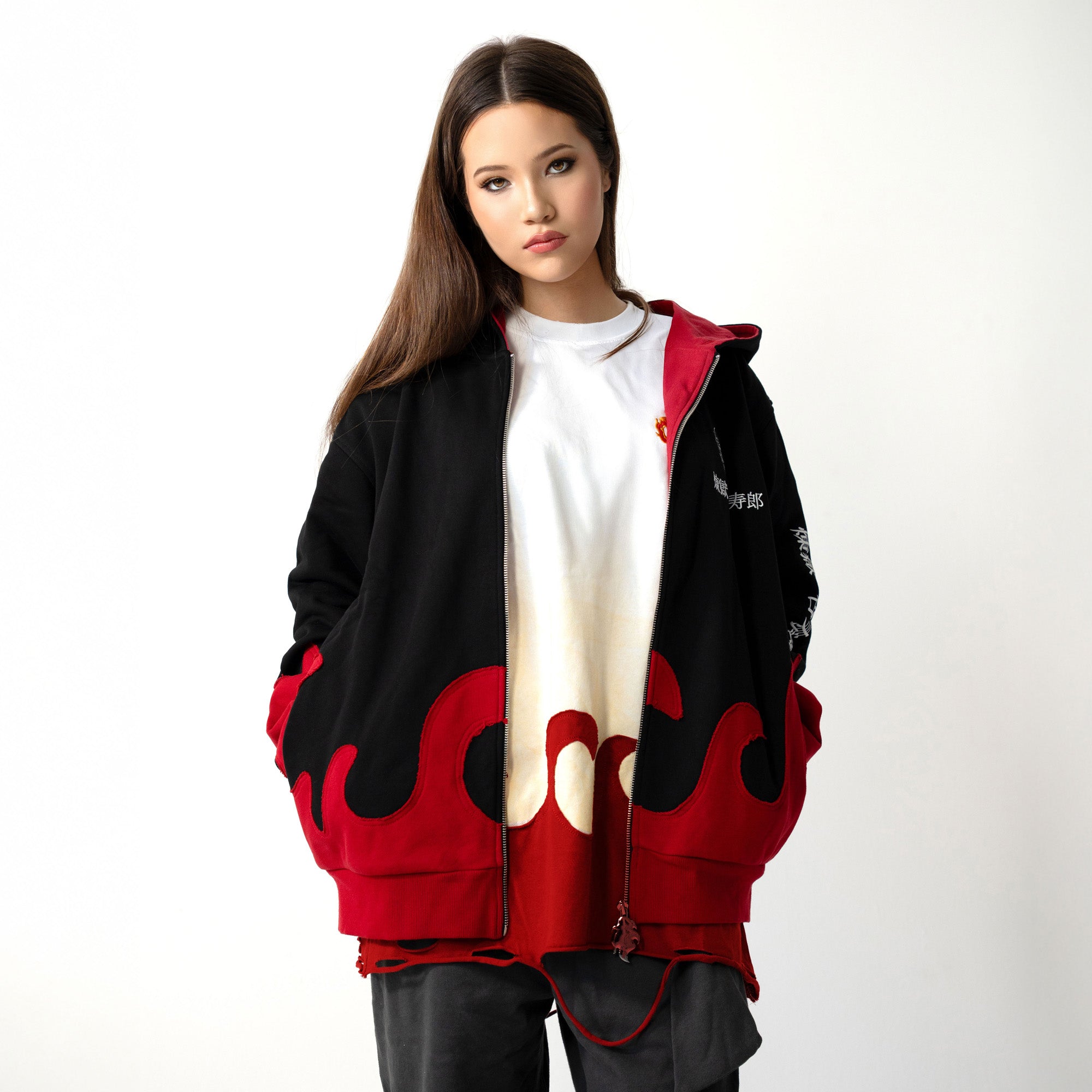 Rengoku Hoodie (Demon Slayer)
