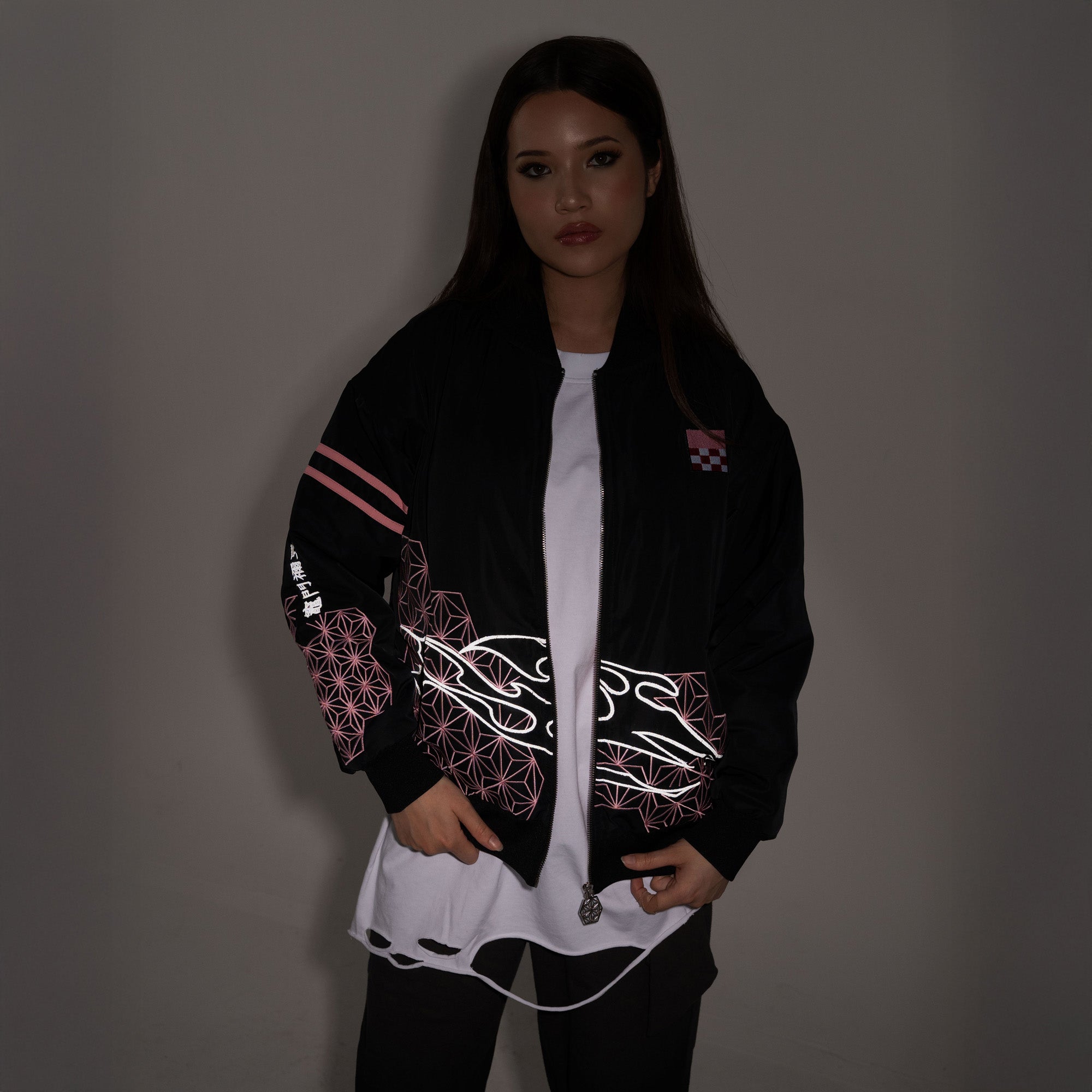 Nezuko Bomber Jacket (Demon Slayer)