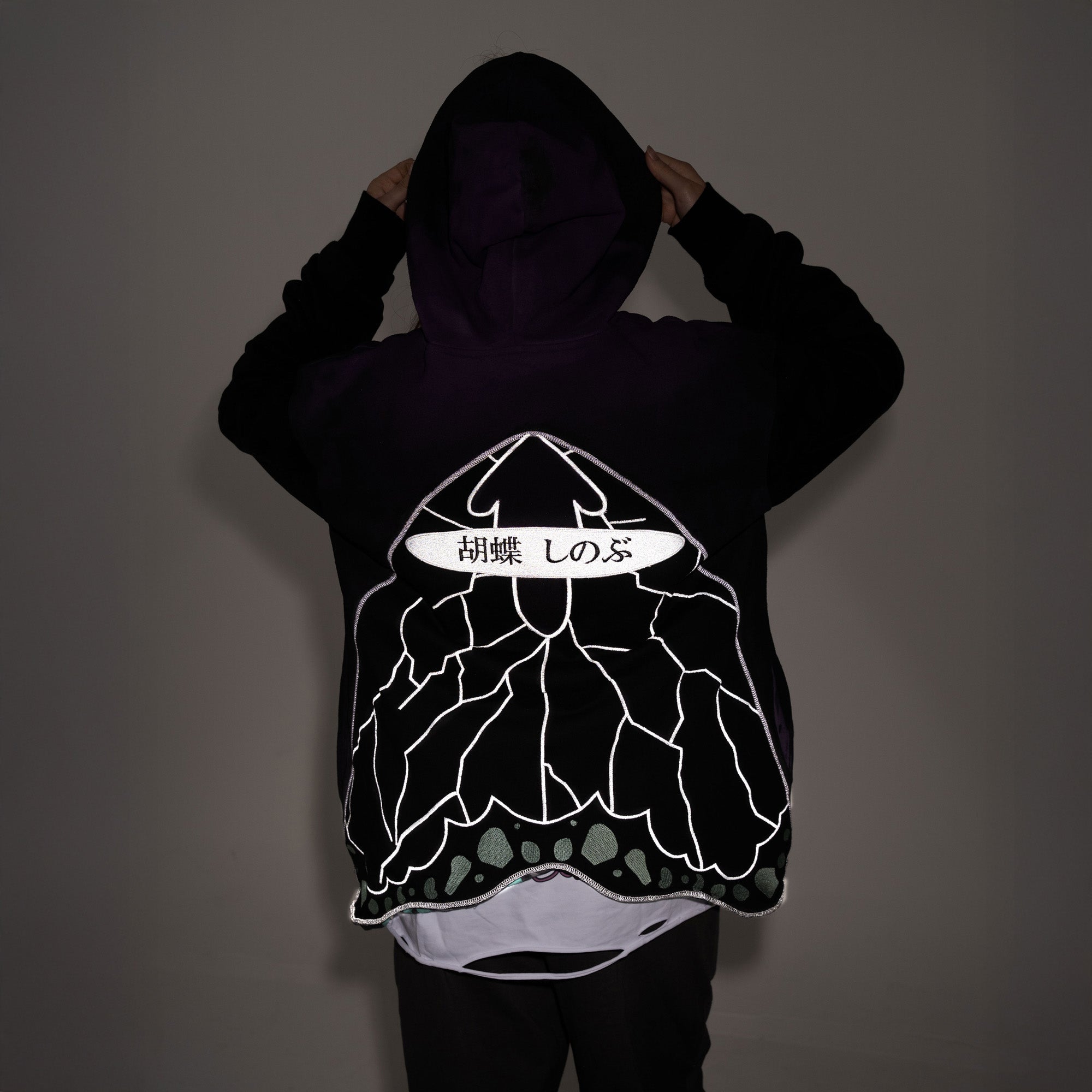 Shinobu Dark Hoodie (Demon Slayer)