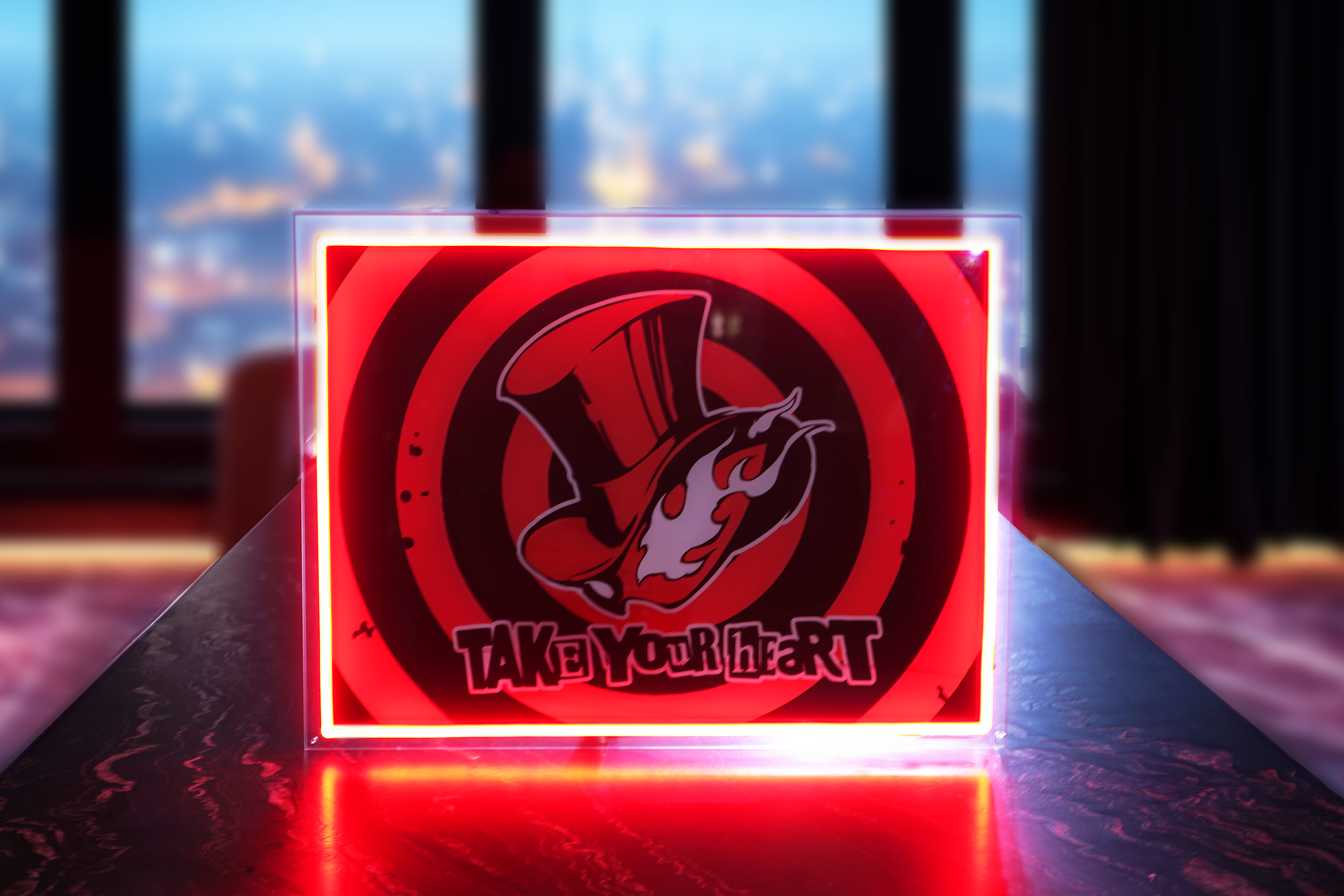 Calling Card Neon LED Poster (Persona 5 Royal)