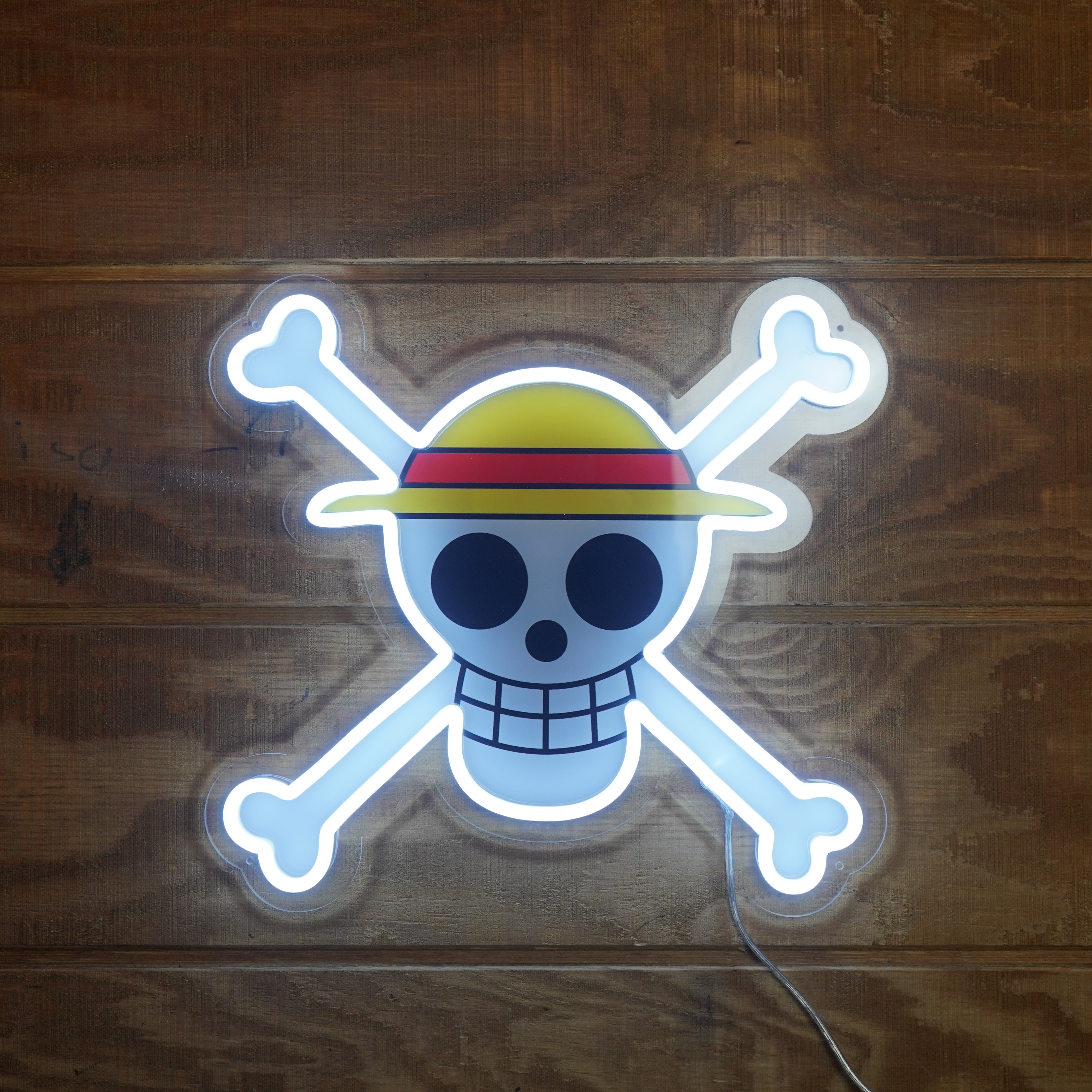 Straw Hat Jolly Roger LED Neon Sign OTAKU