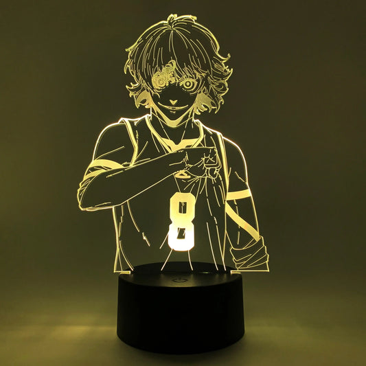 Meguru Bachira Otaku Lamp OTAKU