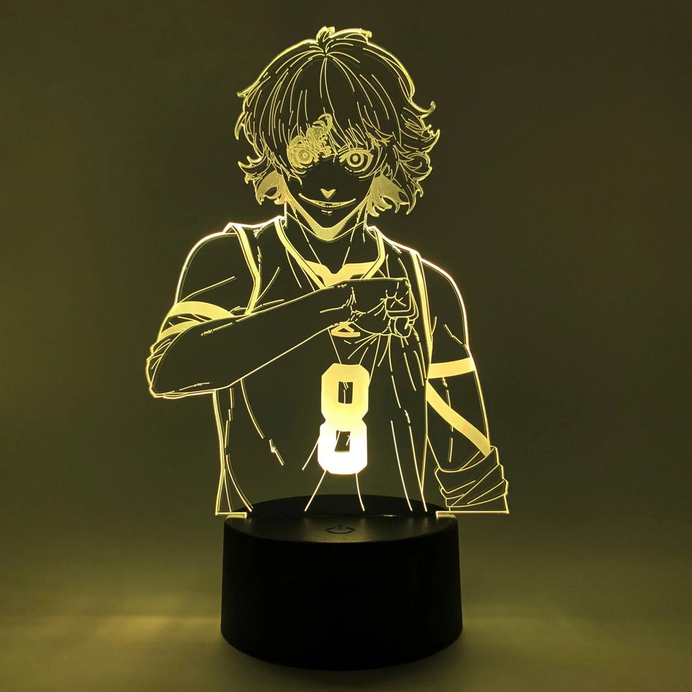 Meguru Bachira Otaku Lamp OTAKU