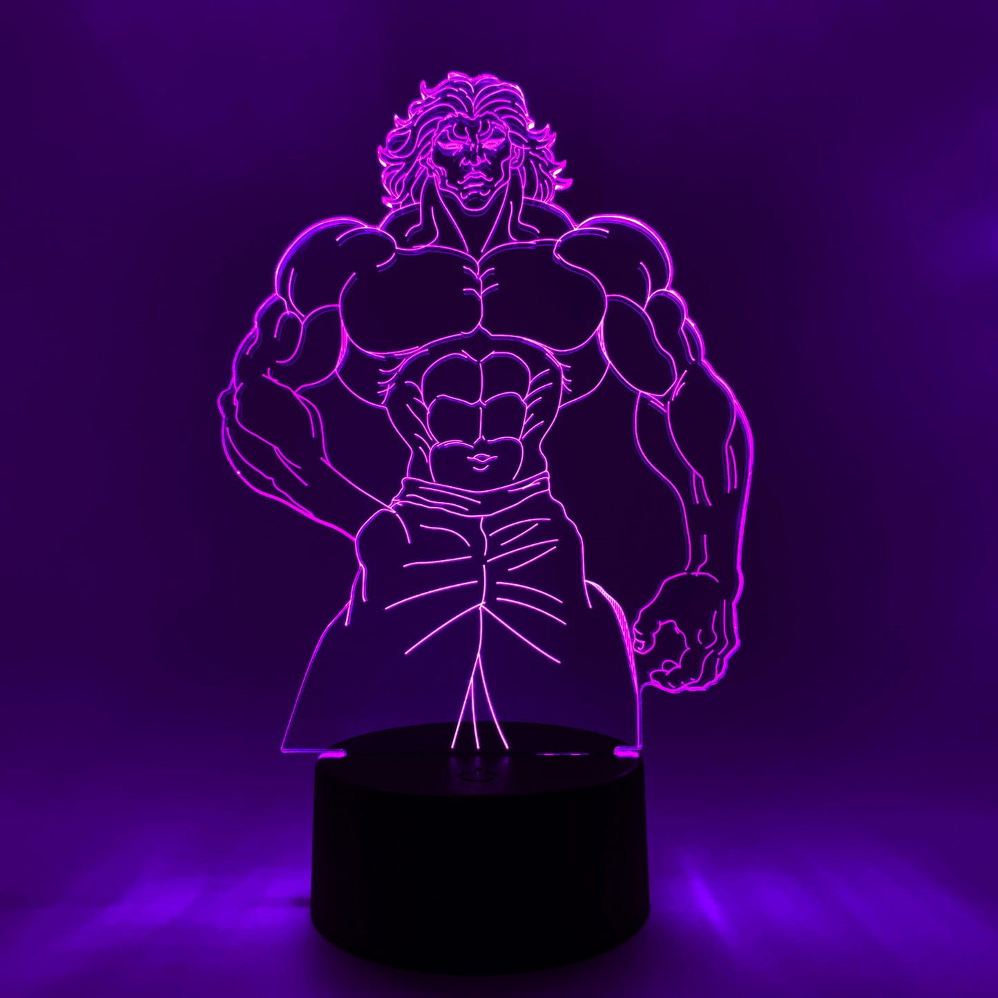 Yujiro Hanma Otaku Lamp OTAKU