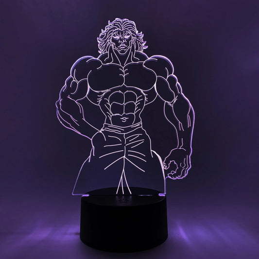 Yujiro Hanma Otaku Lamp OTAKU