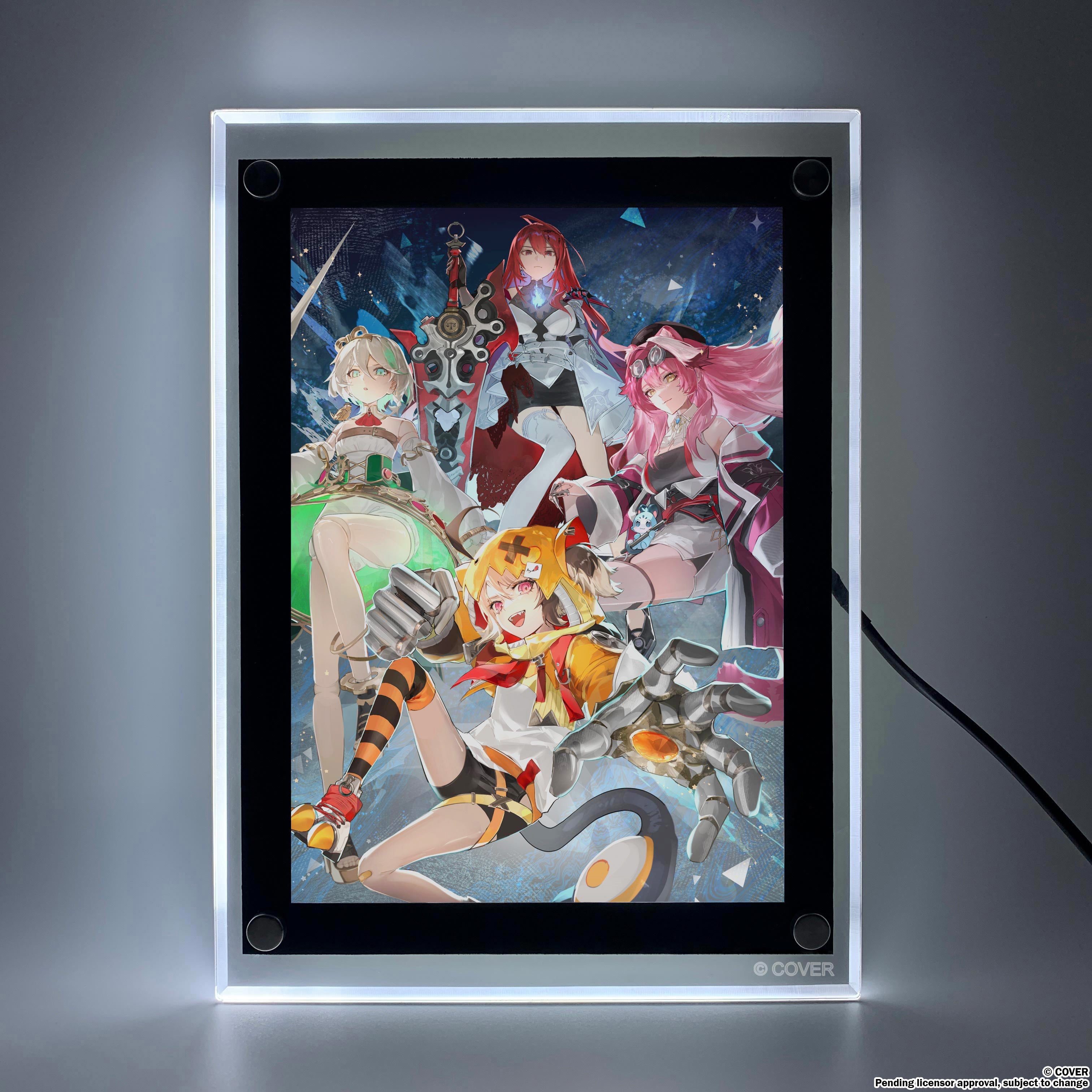 Hololive Justice LED Poster OTAKU