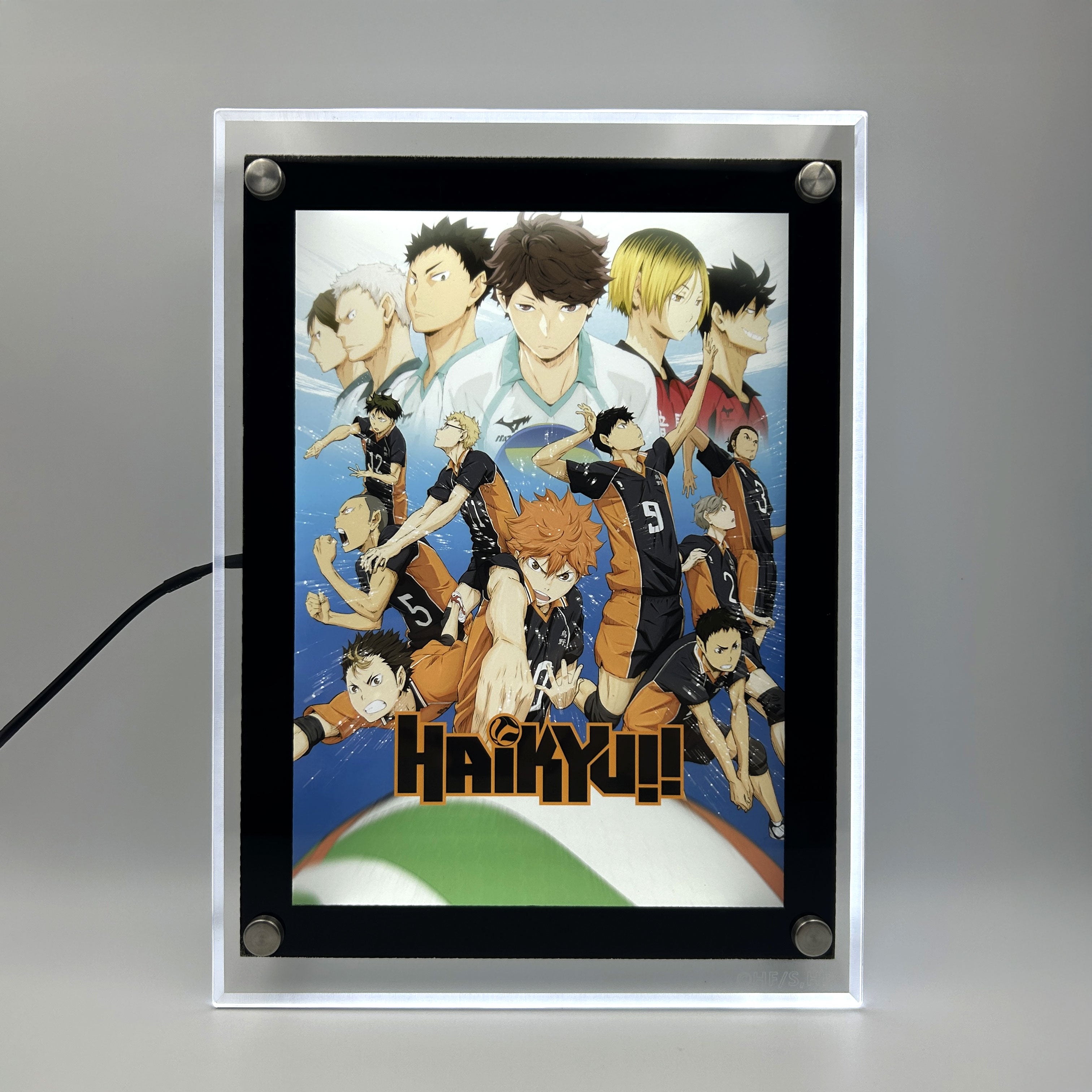 Karasuno Team LED Poster (Haikyu)