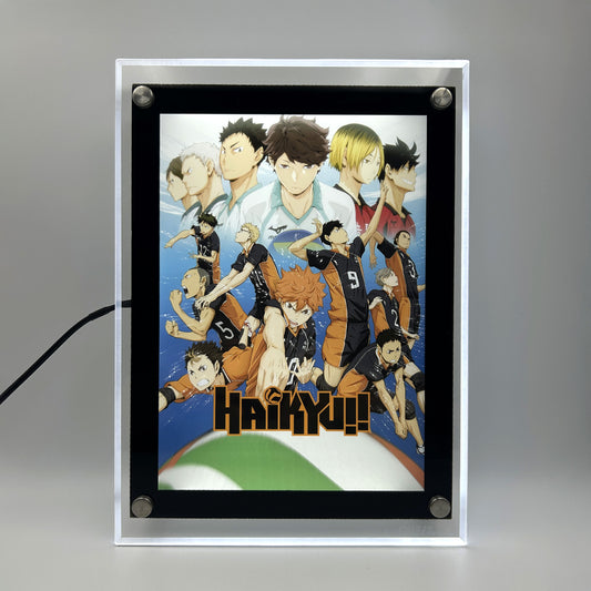 Karasuno Team LED Poster OTAKU