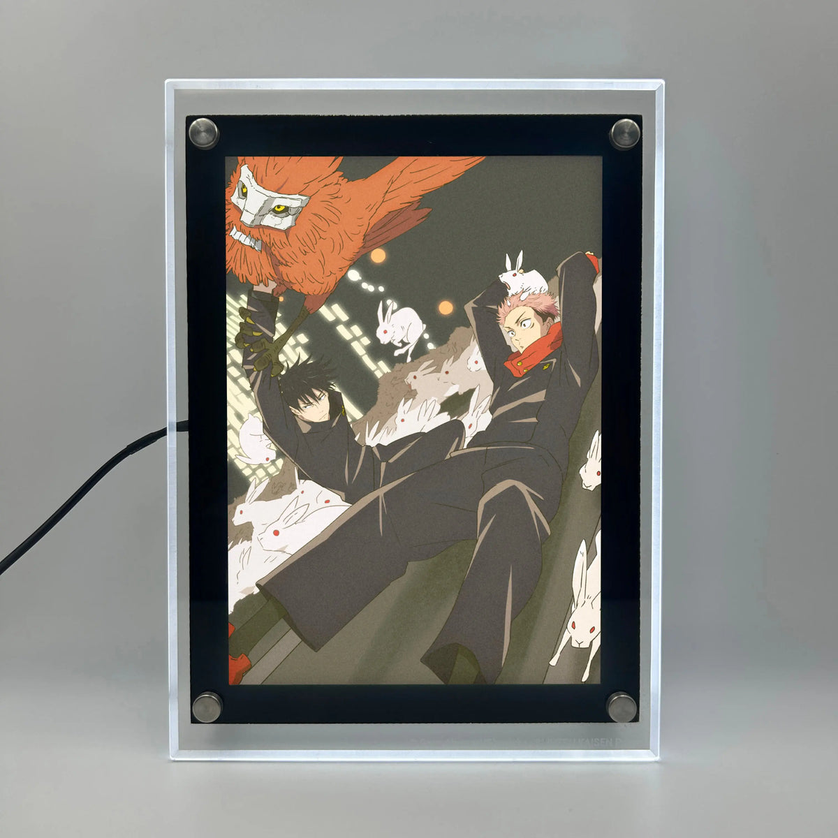 Yuji x Megumi LED Poster OTAKU