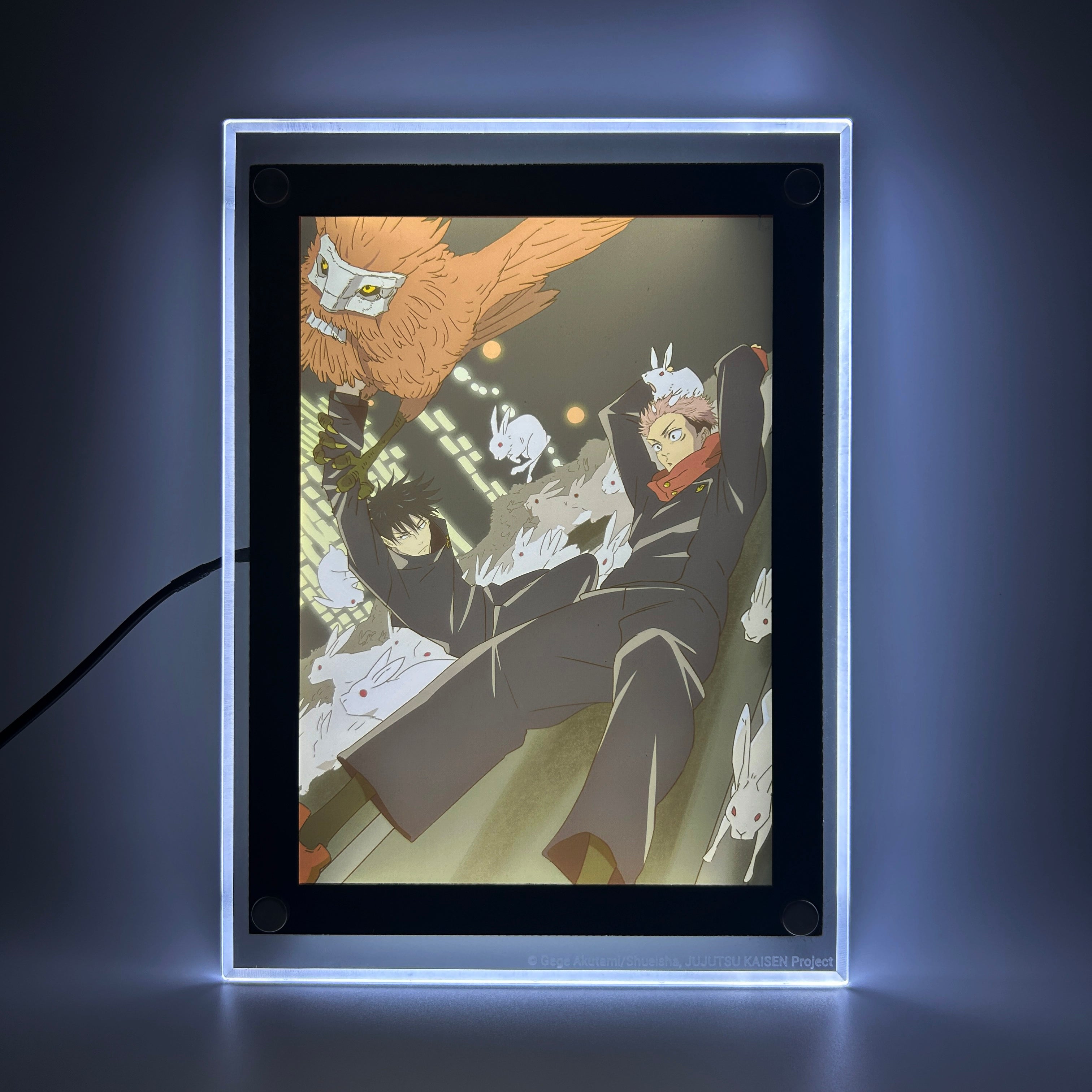 Yuji x Megumi LED Poster (Jujutsu Kaisen)