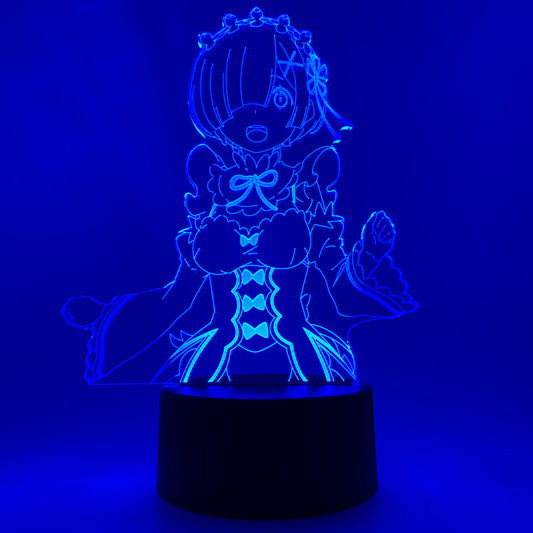 Rem Otaku Lamp
