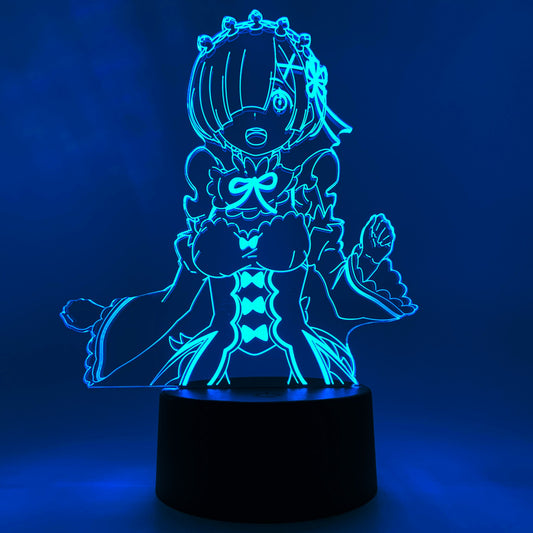 Rem Otaku Lamp OTAKU