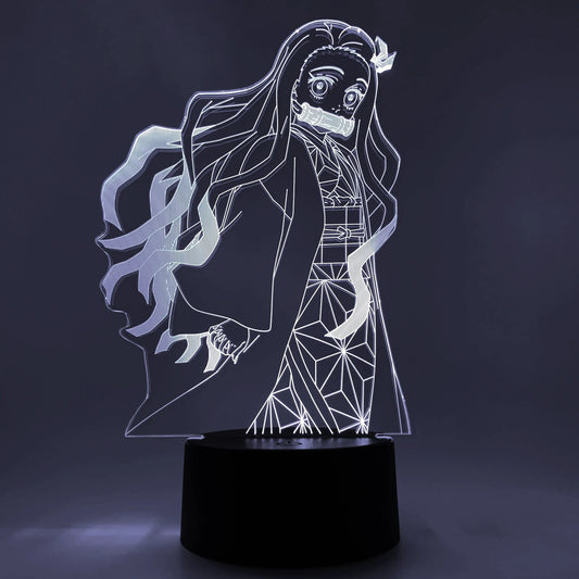 Nezuko Otaku Lamp OTAKU