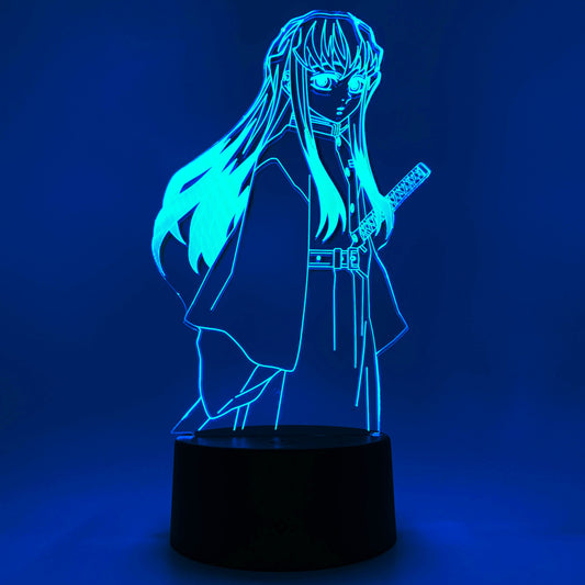 Muichiro Otaku Lamp OTAKU