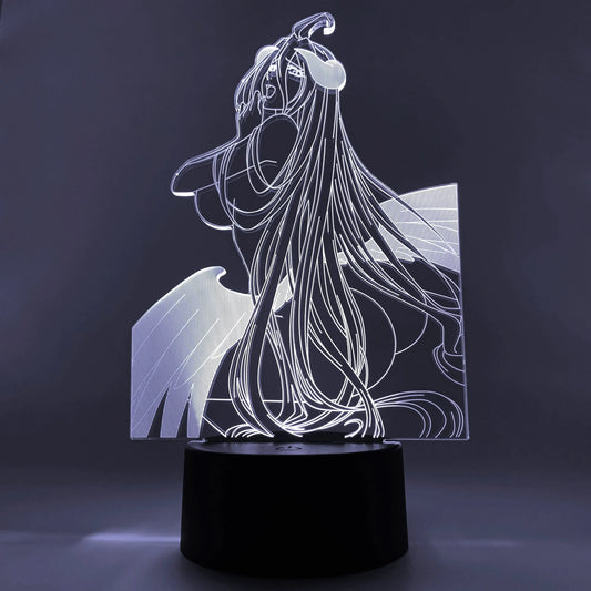 Albedo and Ains Otaku Lamp OTAKU
