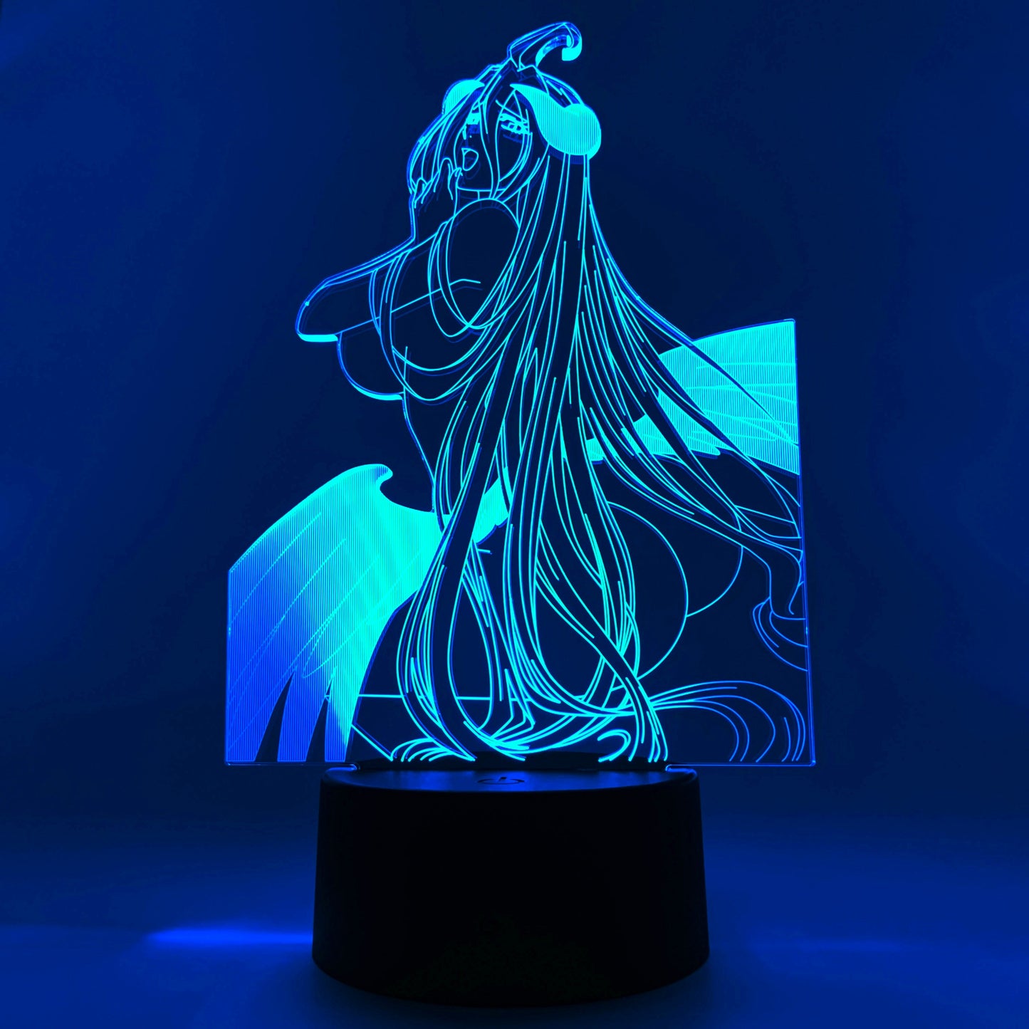 Albedo and Ains Otaku Lamp OTAKU