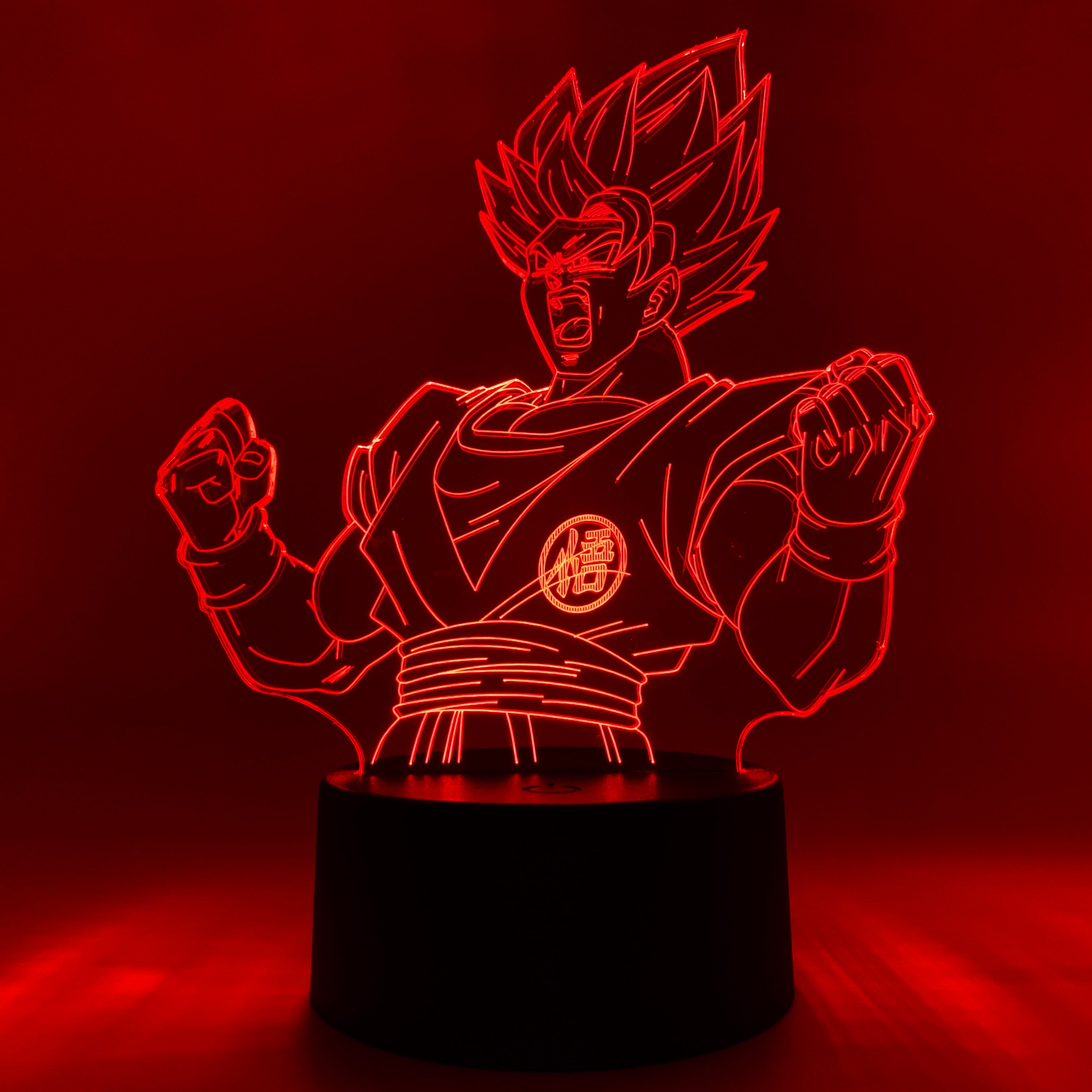 Goku Super Saiyan God Super Saiyan: Kaio-ken Otaku Lamp (Dragon Ball Super)