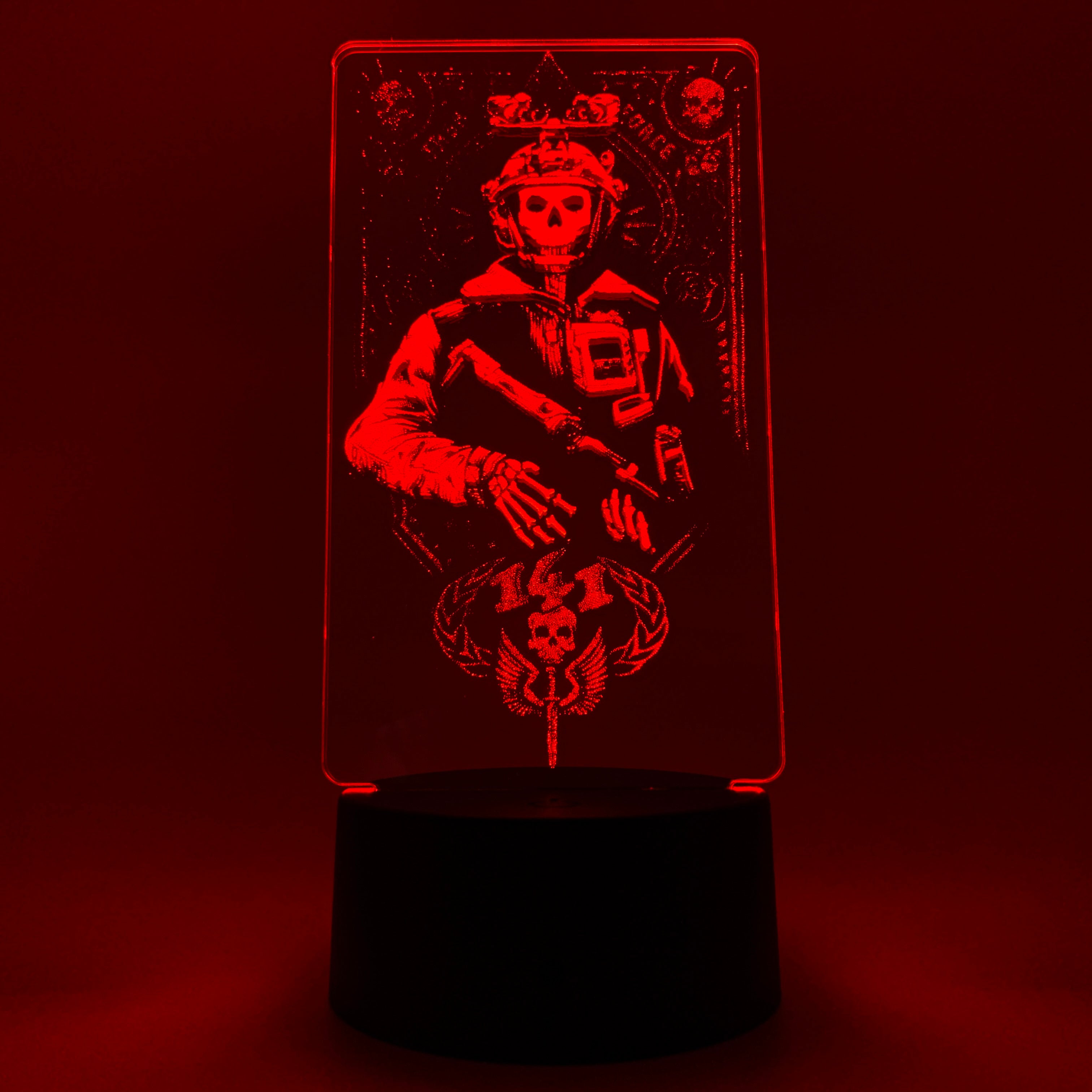 Ghost TF141 Otaku Lamp (Call of Duty)