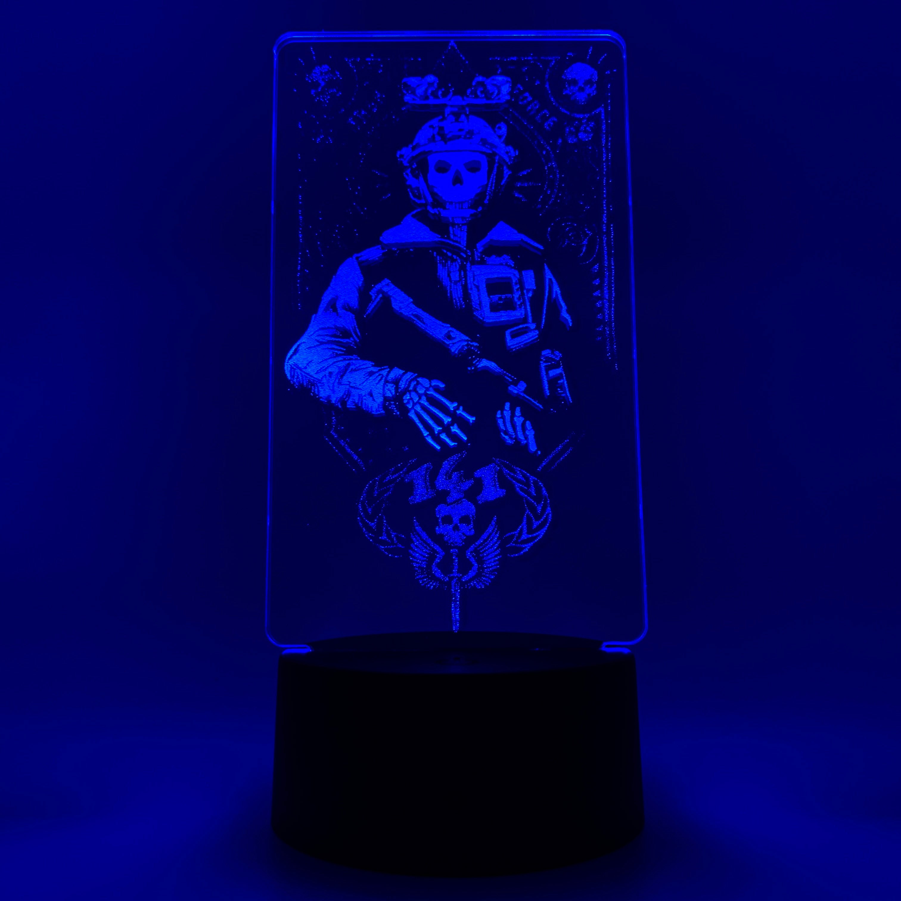 Ghost TF141 Otaku Lamp (Call of Duty)