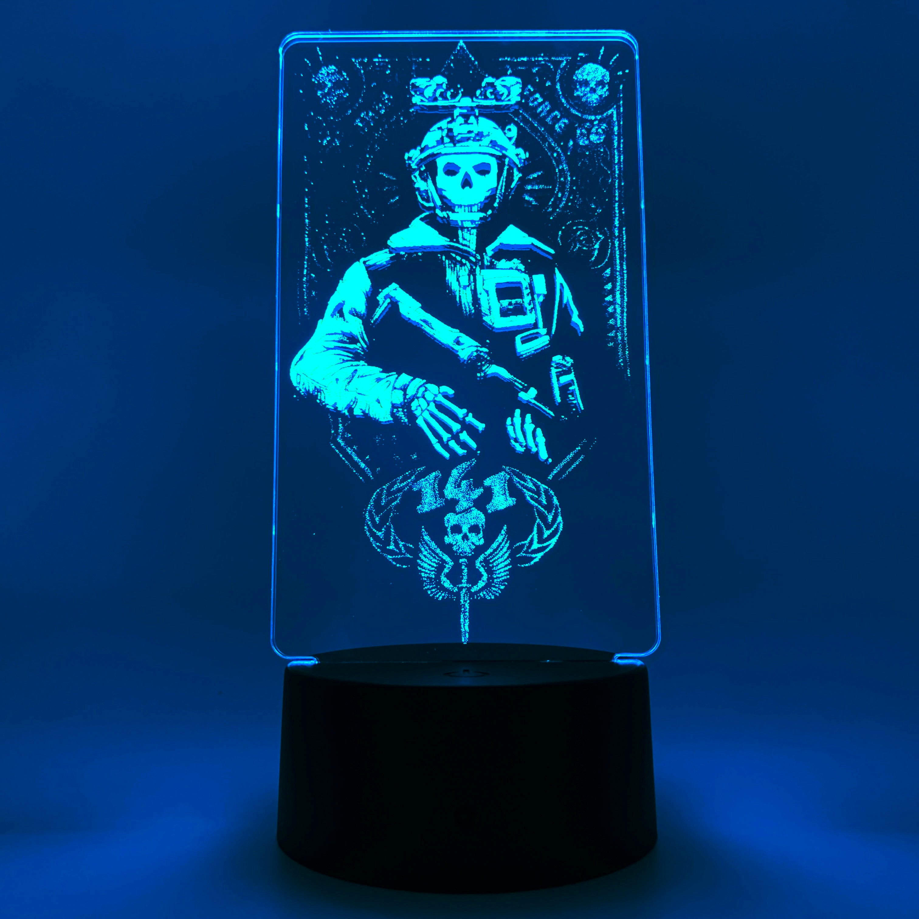 Ghost TF141 Otaku Lamp (Call of Duty)