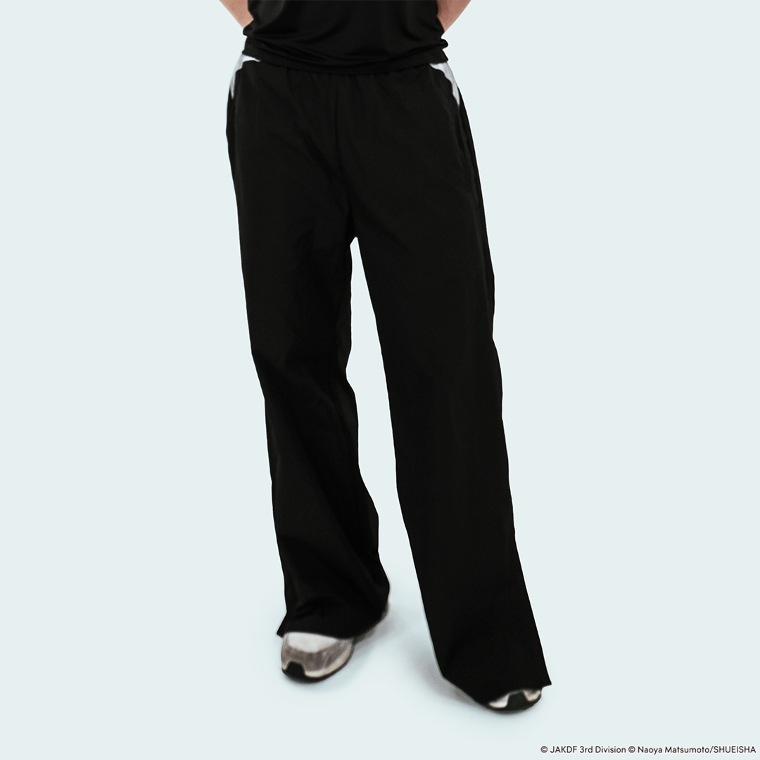 JAKDF Black Track Pants (Kaiju No. 8)