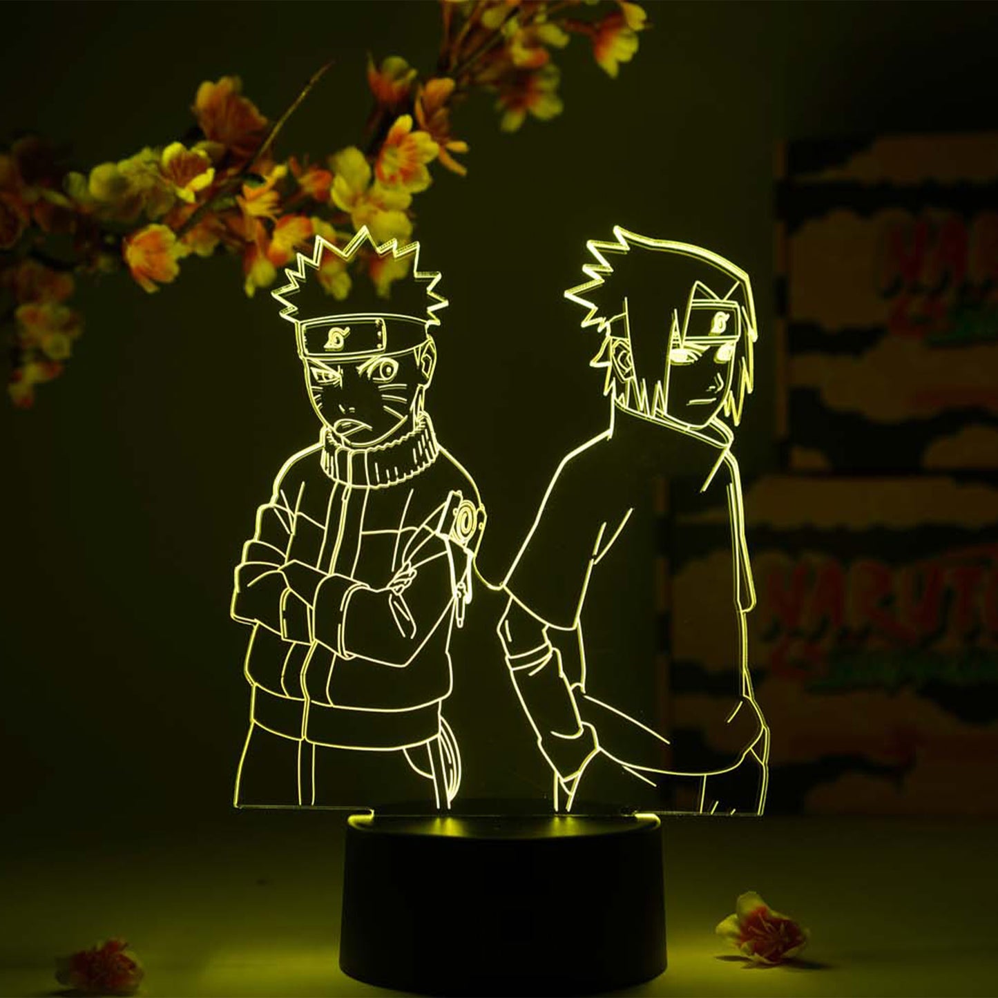 Naruto & Sasuke Young Otaku Lamp