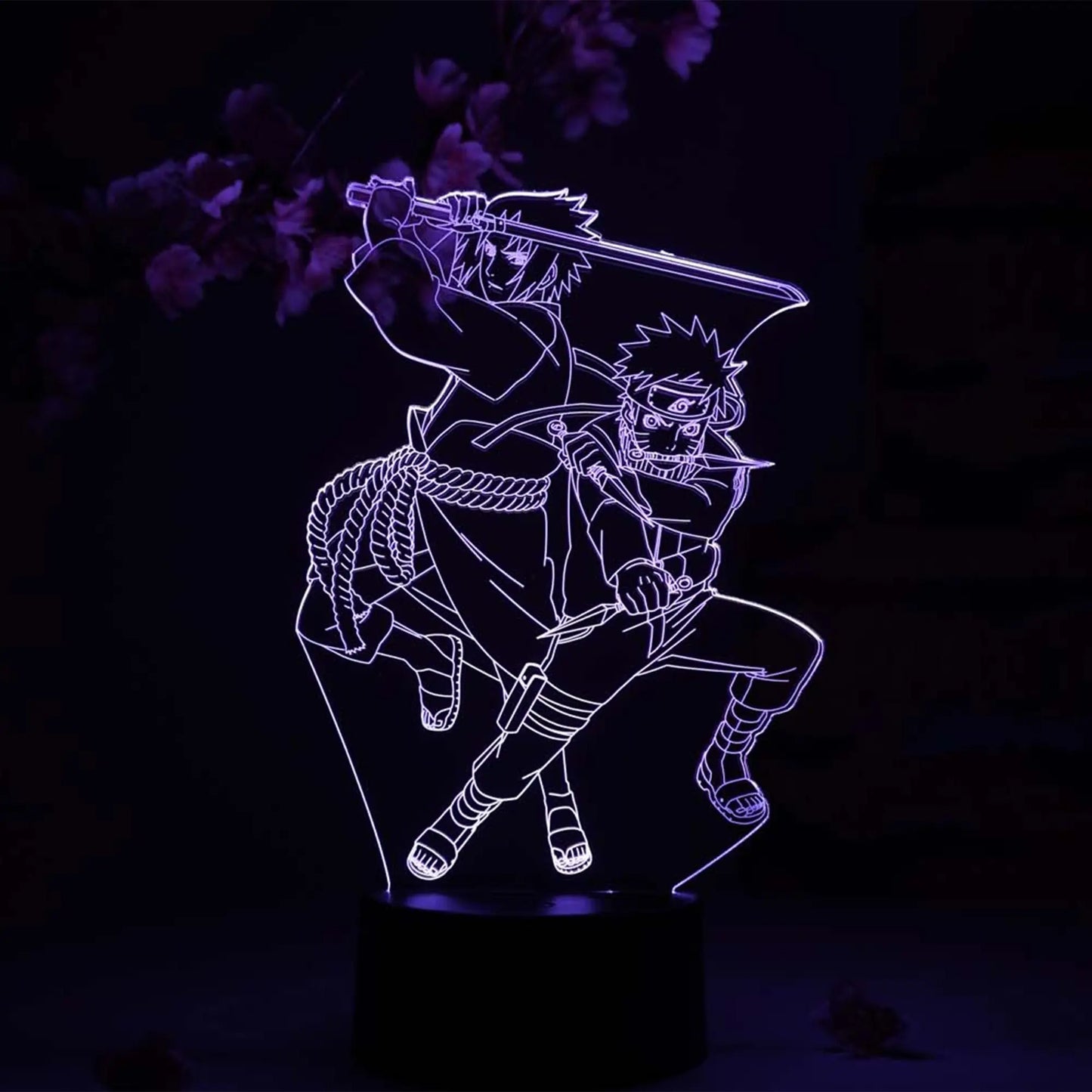 Naruto & Sasuke Otaku Lamp