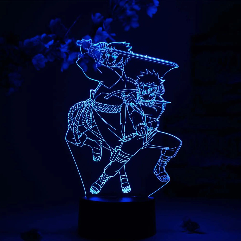 Naruto & Sasuke Otaku Lamp