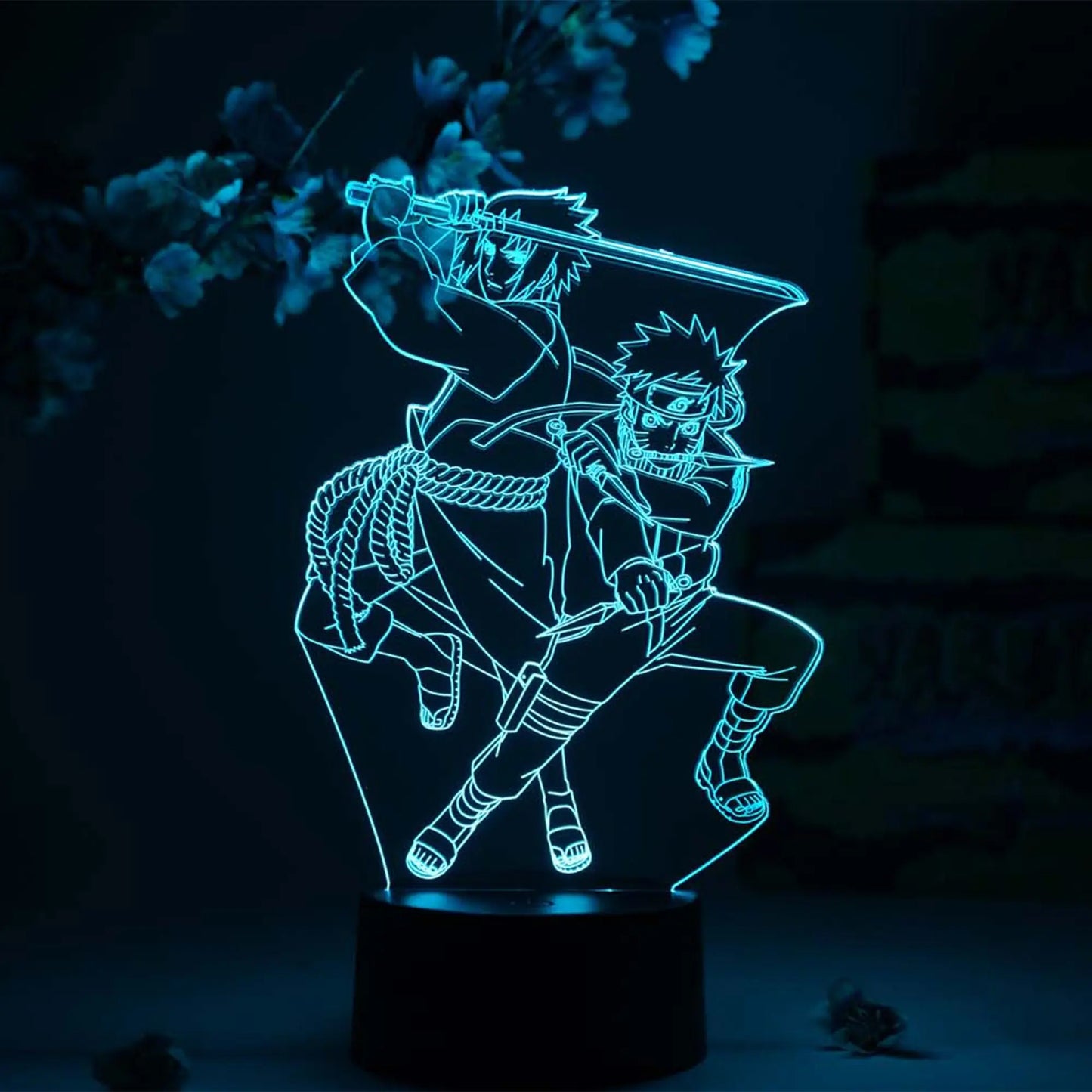 Naruto & Sasuke Otaku Lamp