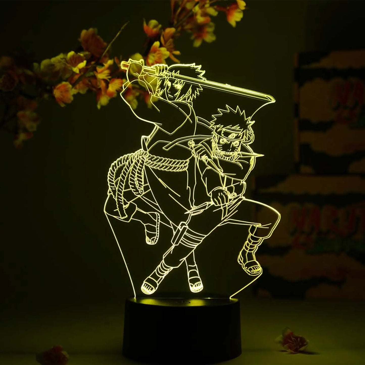 Naruto & Sasuke Otaku Lamp OTAKU
