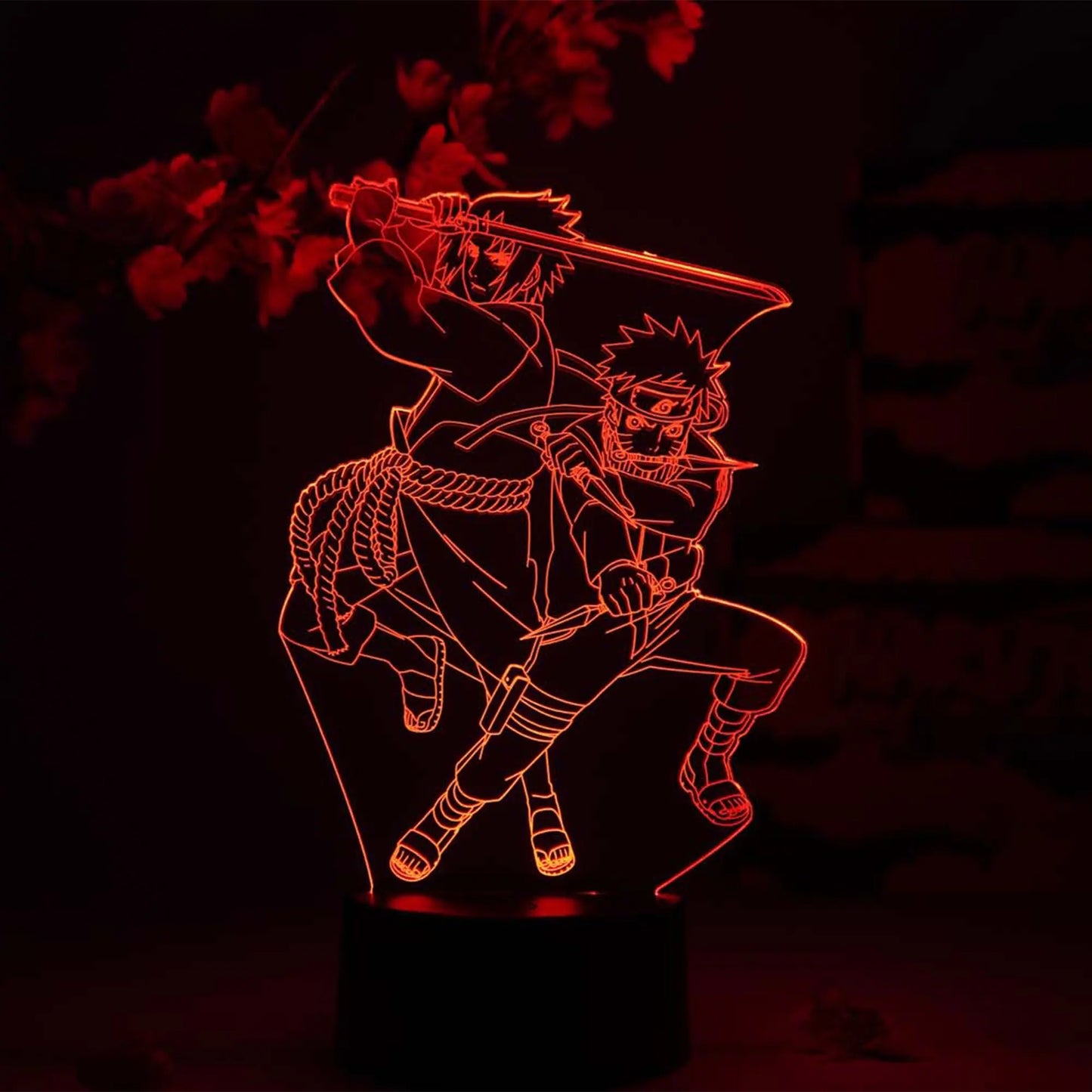Naruto & Sasuke Otaku Lamp