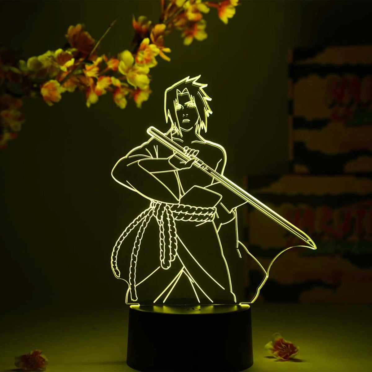 Sasuke Uchiha Sword Otaku Lamp OTAKU