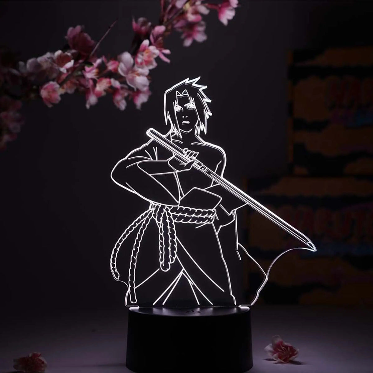 Sasuke Uchiha Sword Otaku Lamp OTAKU