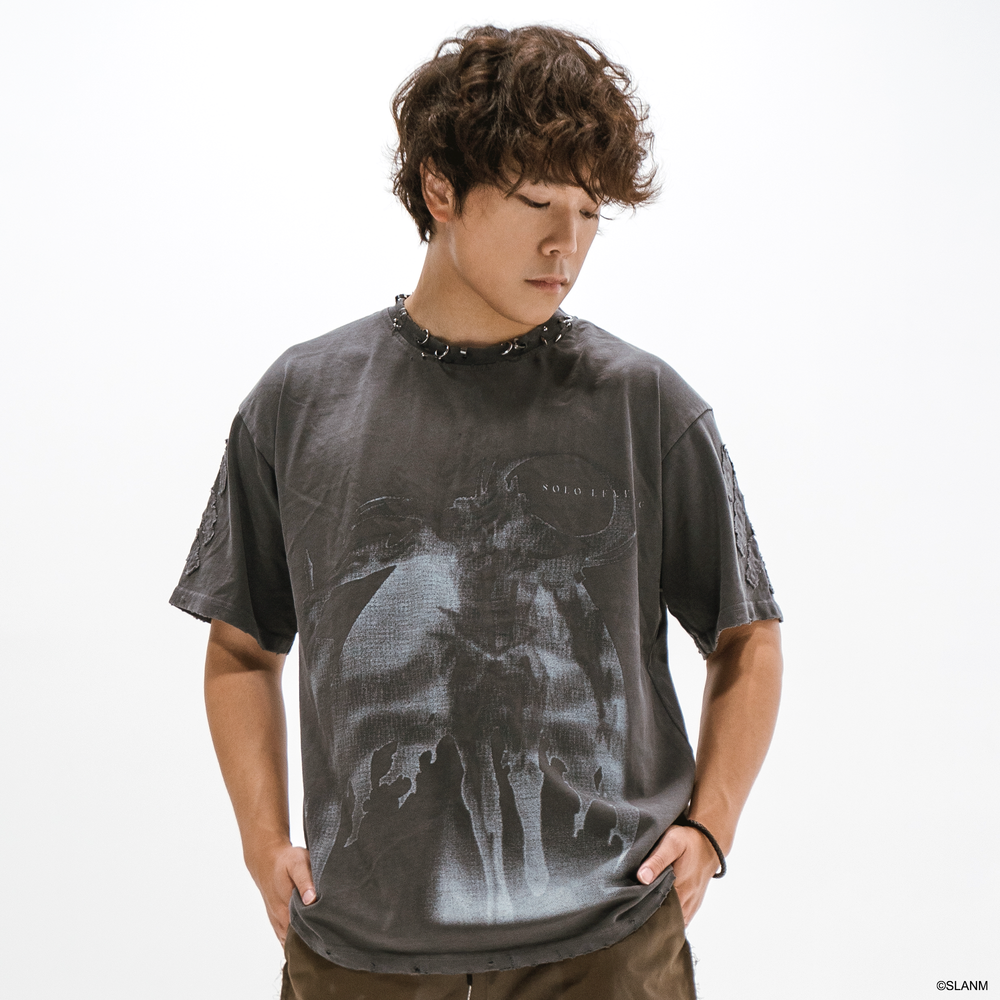 Igris Charcoal Pierced Shirt OTAKU