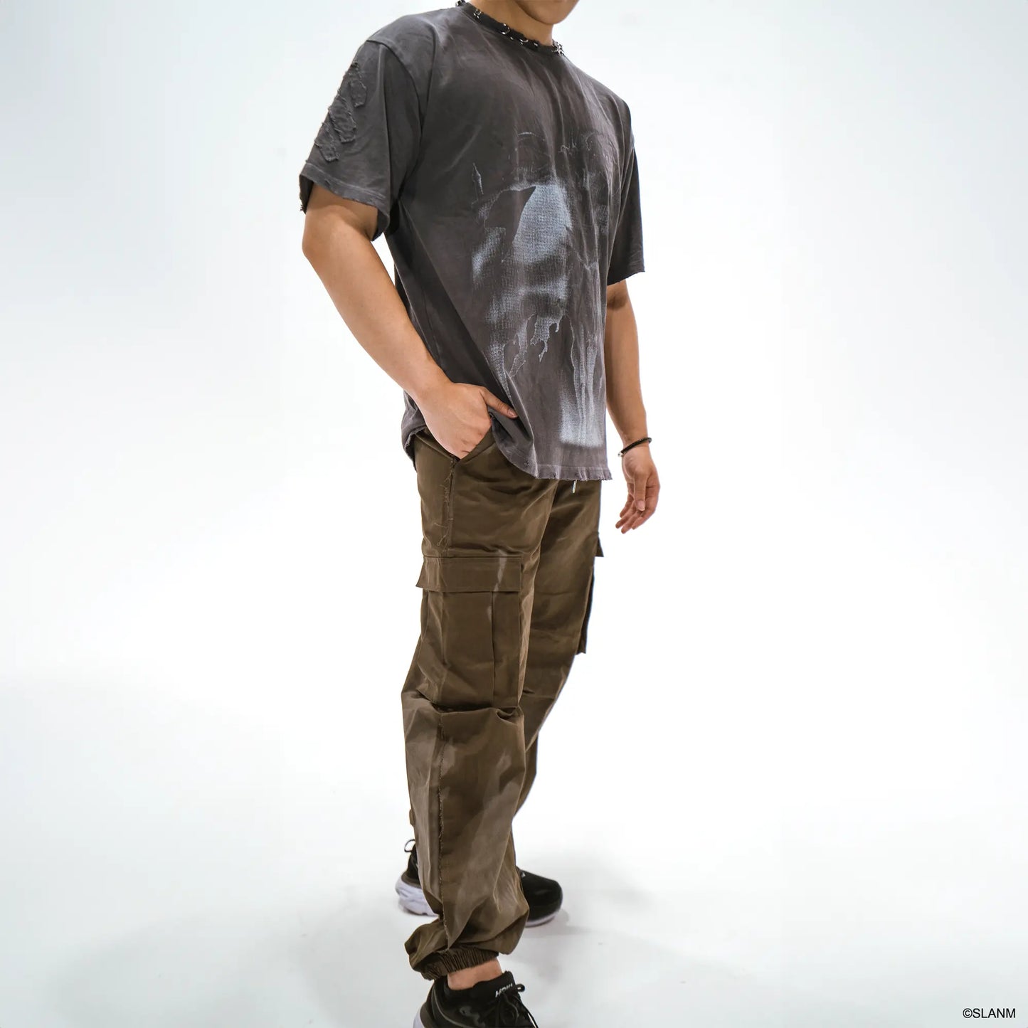 Igris Charcoal Pierced Shirt OTAKU