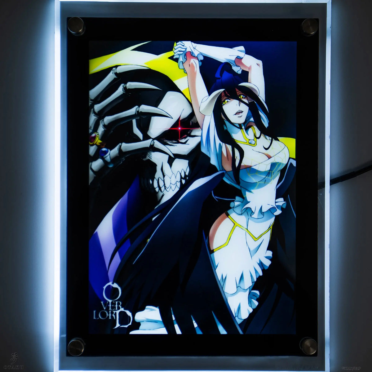 Albedo & Ains Ooal Gown LED Poster OTAKU