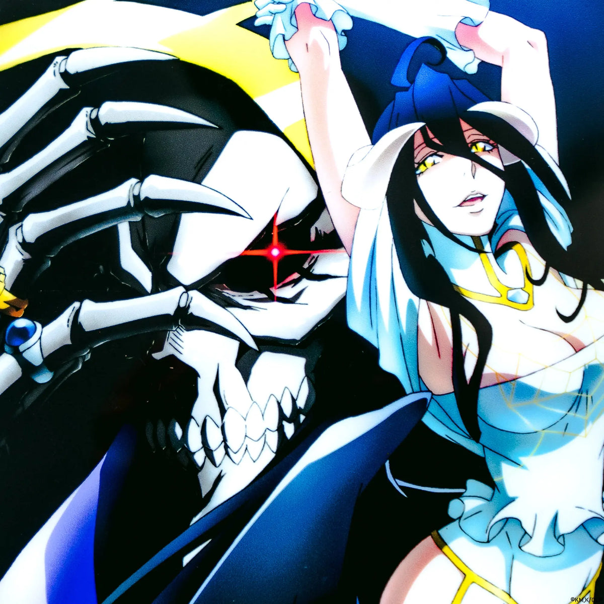 Albedo & Ains Ooal Gown LED Poster OTAKU
