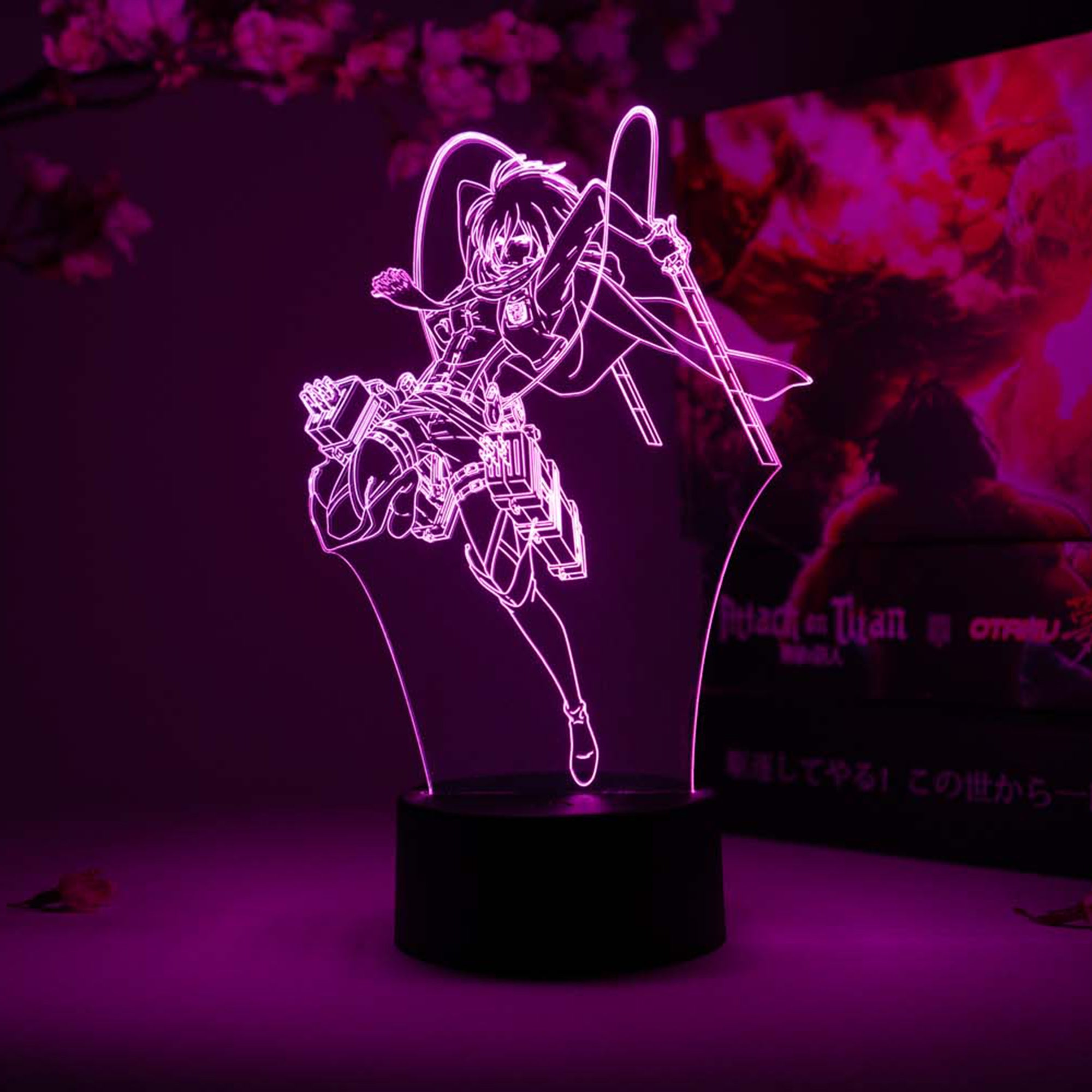 Mikasa Ackermann Action Otaku Lamp (Attack on Titan)