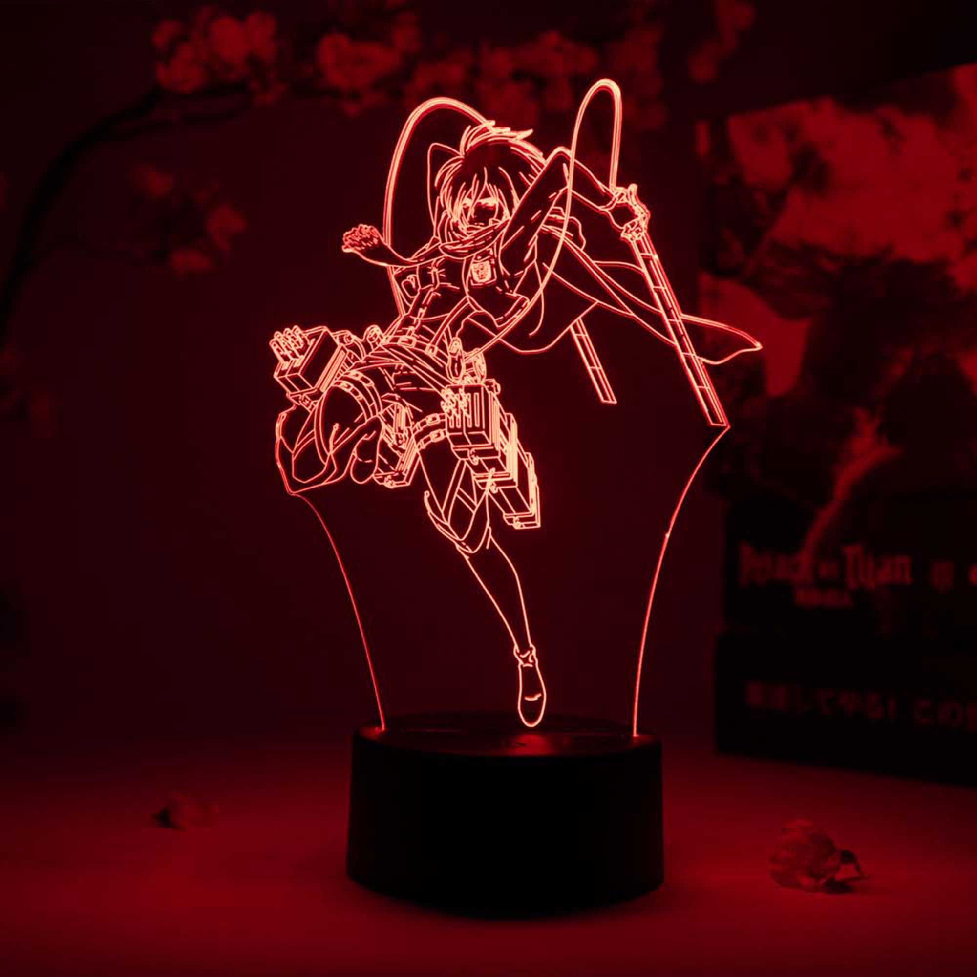 Mikasa Ackermann Action Otaku Lamp (Attack on Titan)