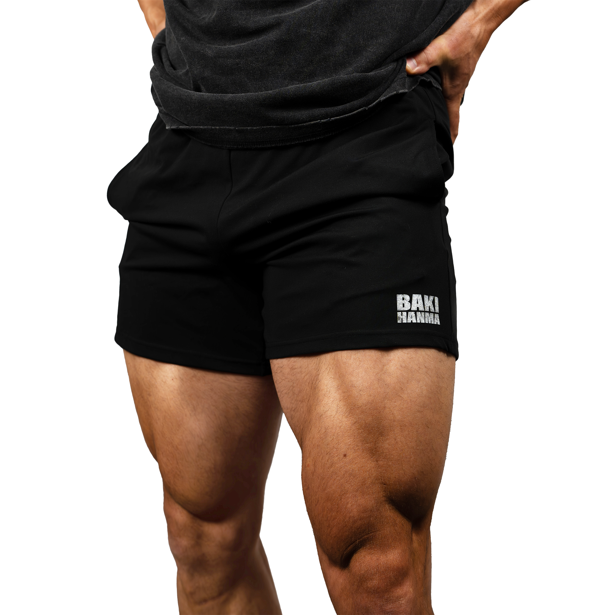 Baki Black Shorts OGRExOTAKU (Baki Hanma)