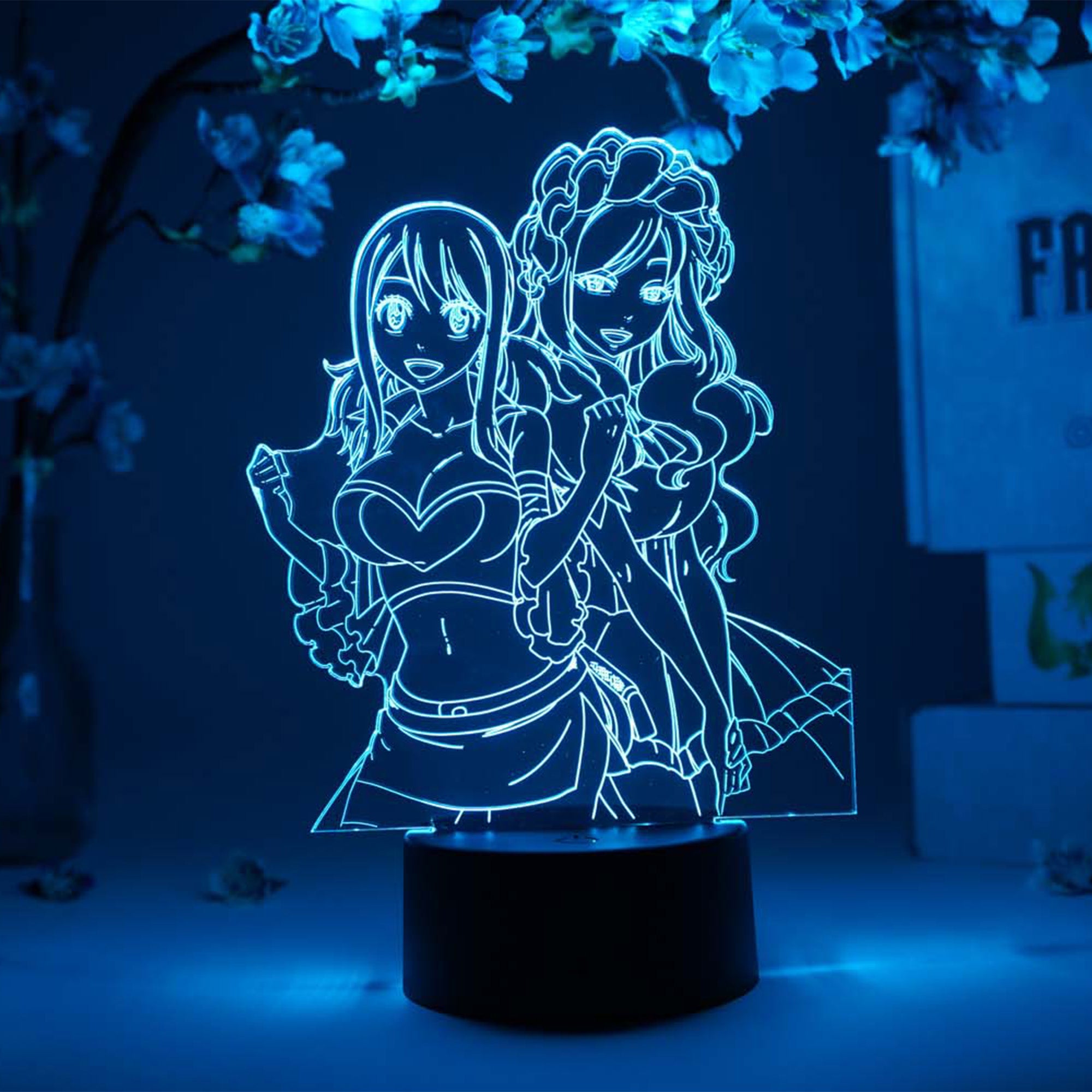 Lucy & Michelle Otaku Lamp (Fairy Tail)