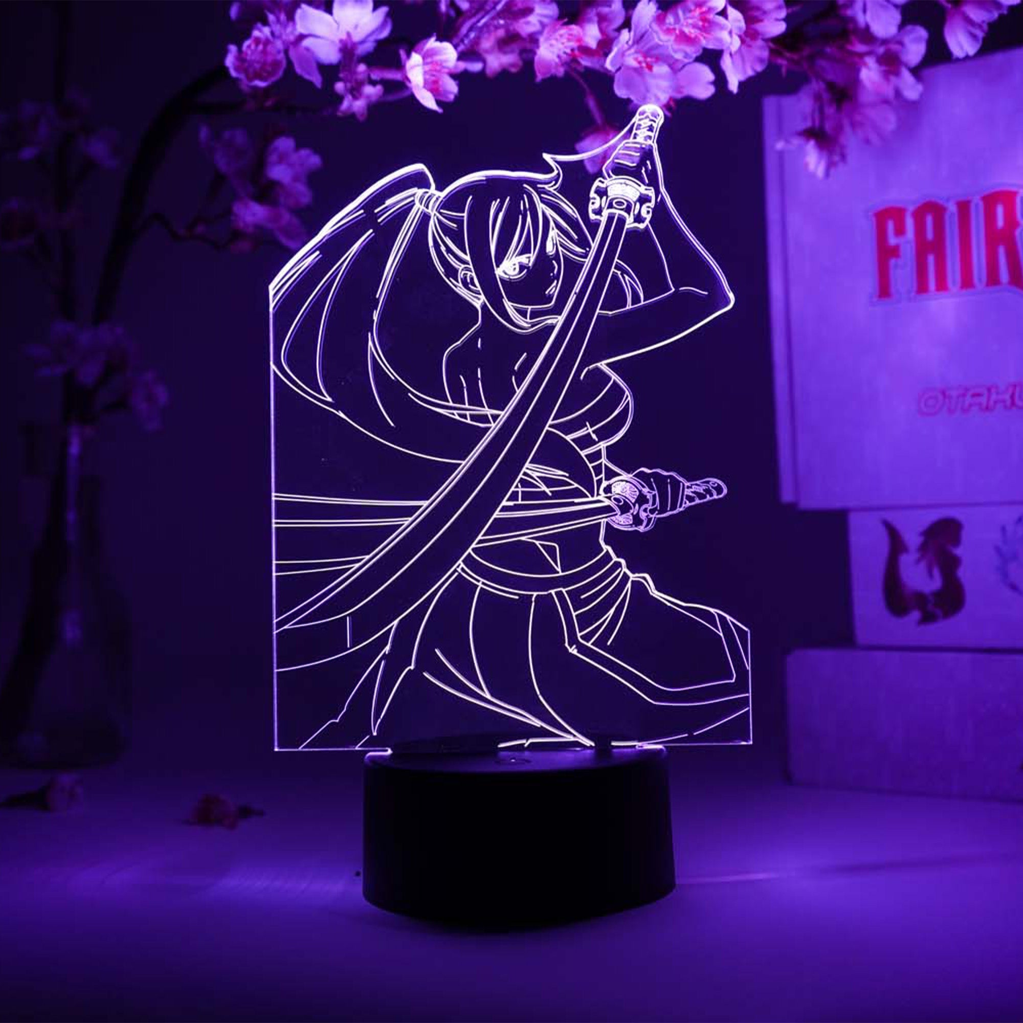 Erza Clear Heart Otaku Lamp (Fairy Tail)