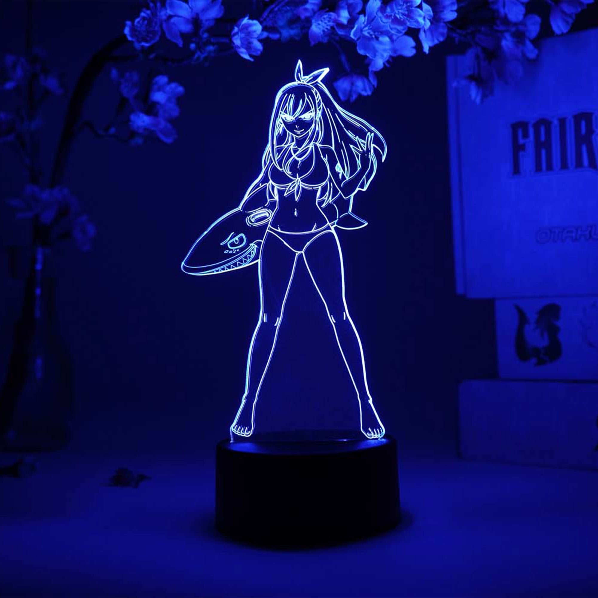 Erza Beach Otaku Lamp (Fairy Tail)