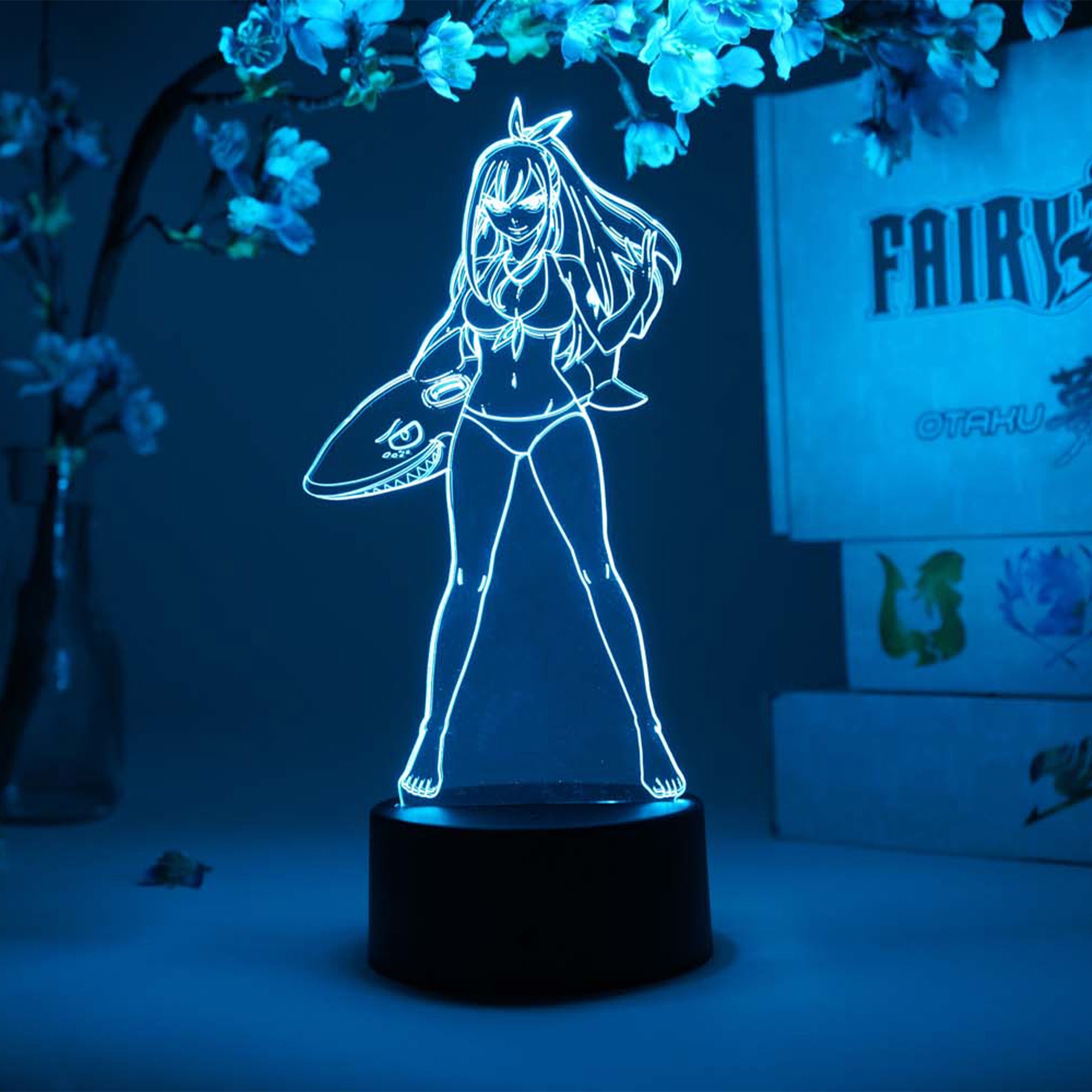 Erza Beach Otaku Lamp (Fairy Tail)