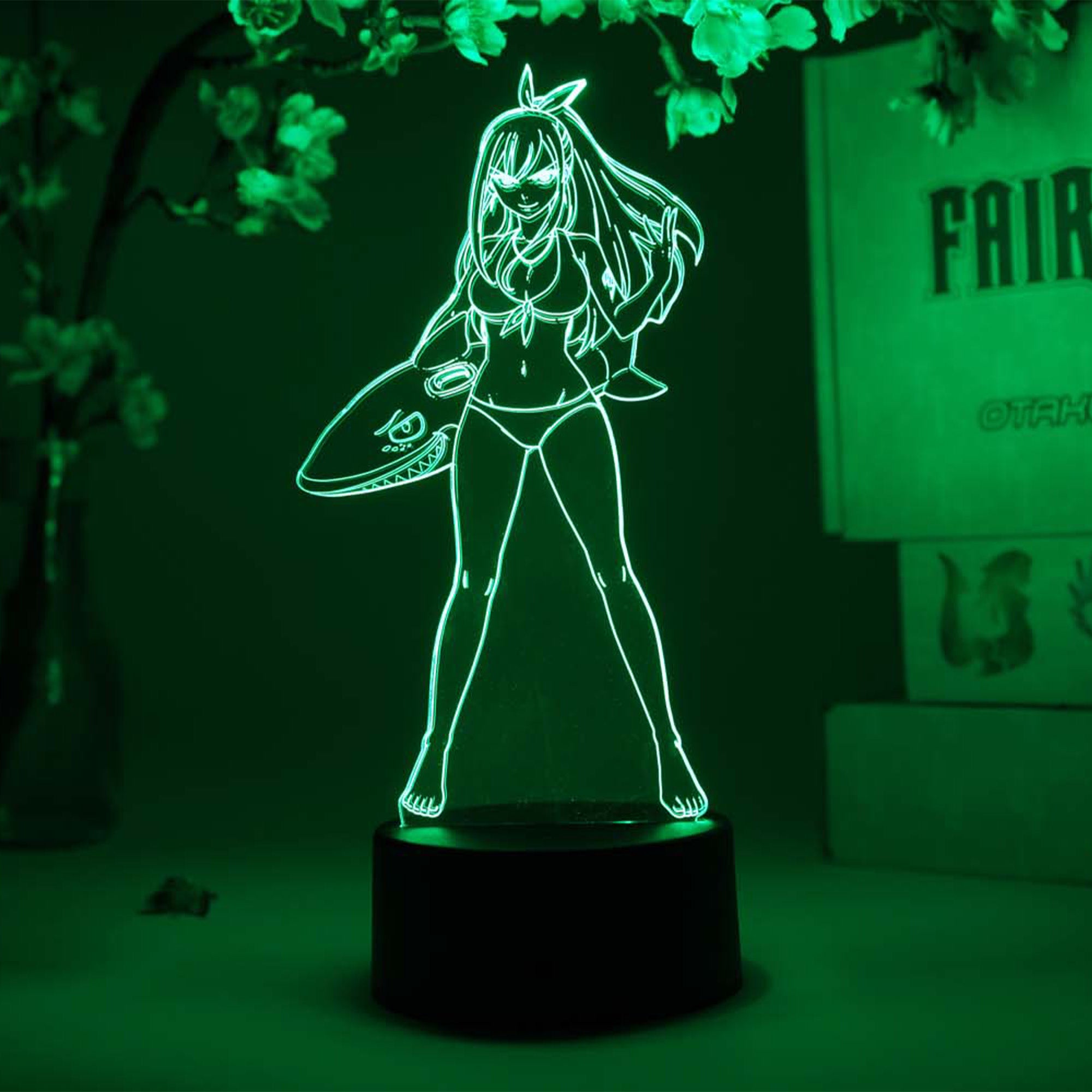 Erza Beach Otaku Lamp (Fairy Tail)