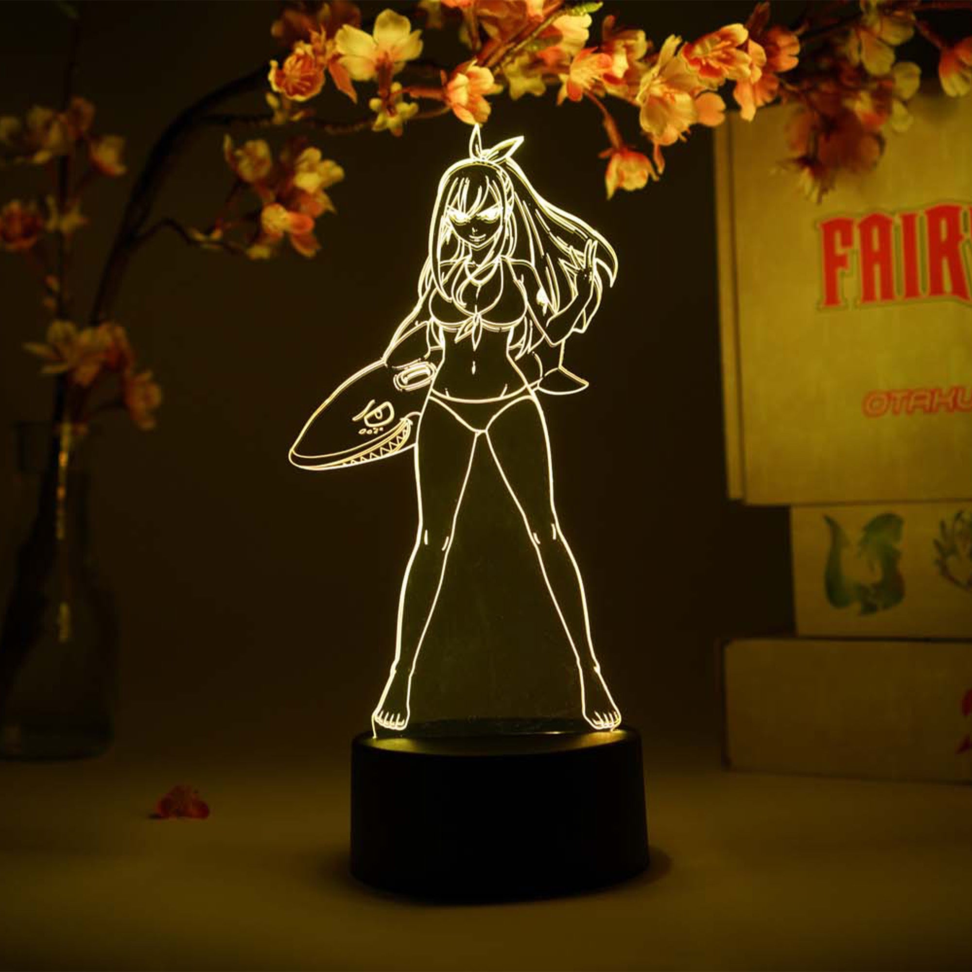 Erza Beach Otaku Lamp (Fairy Tail)